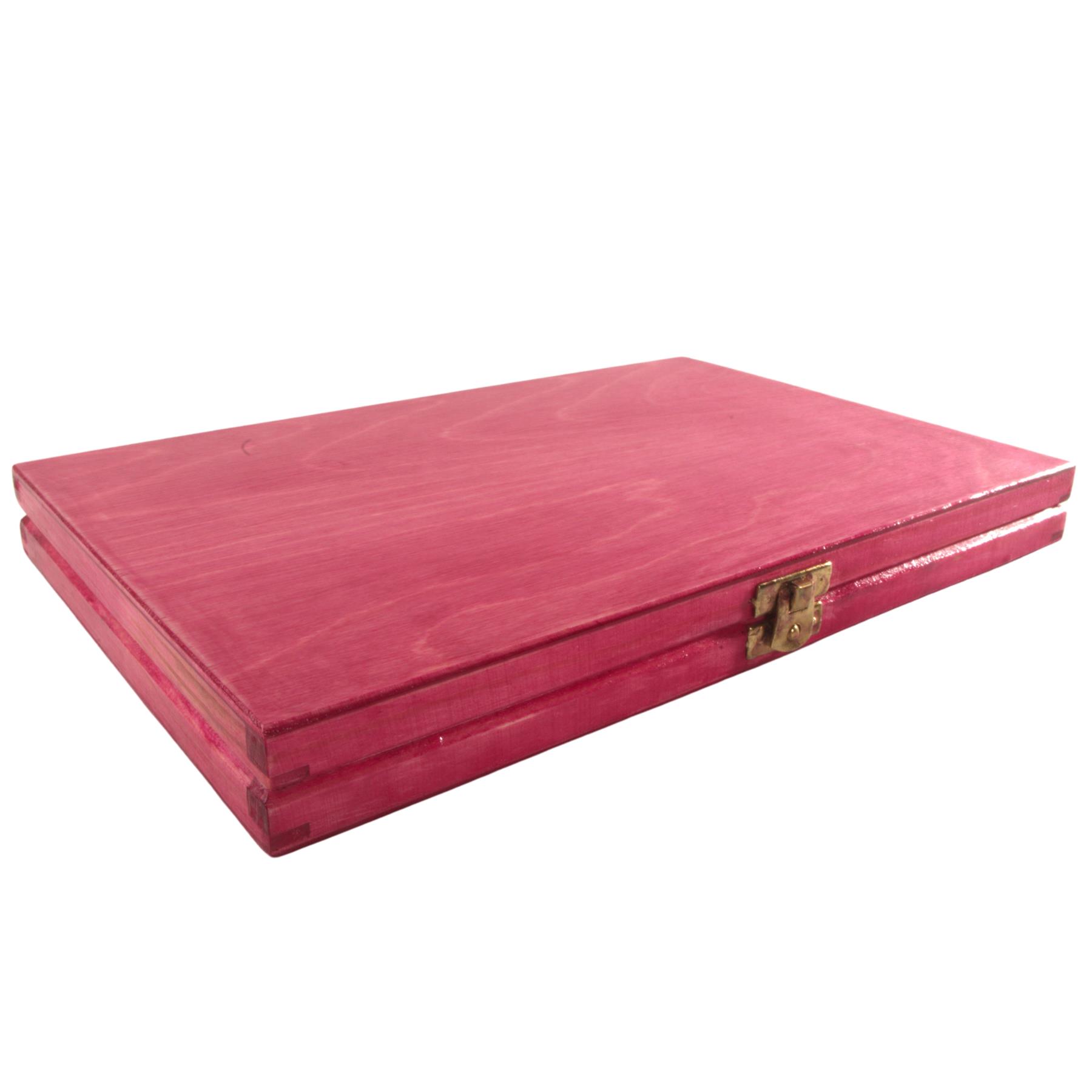 Hand-stained Wooden 40 Compartments Shallow Boxes for Gems Beads Jewellery - Picture 18 of 60