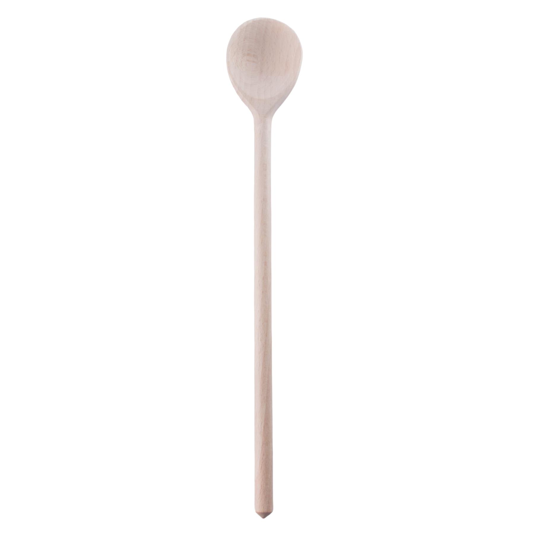 Long Narrow Wooden Spoon 29cm (11") Beechwood Non-Stick Cooking Kitchen Turner - Picture 10 of 40