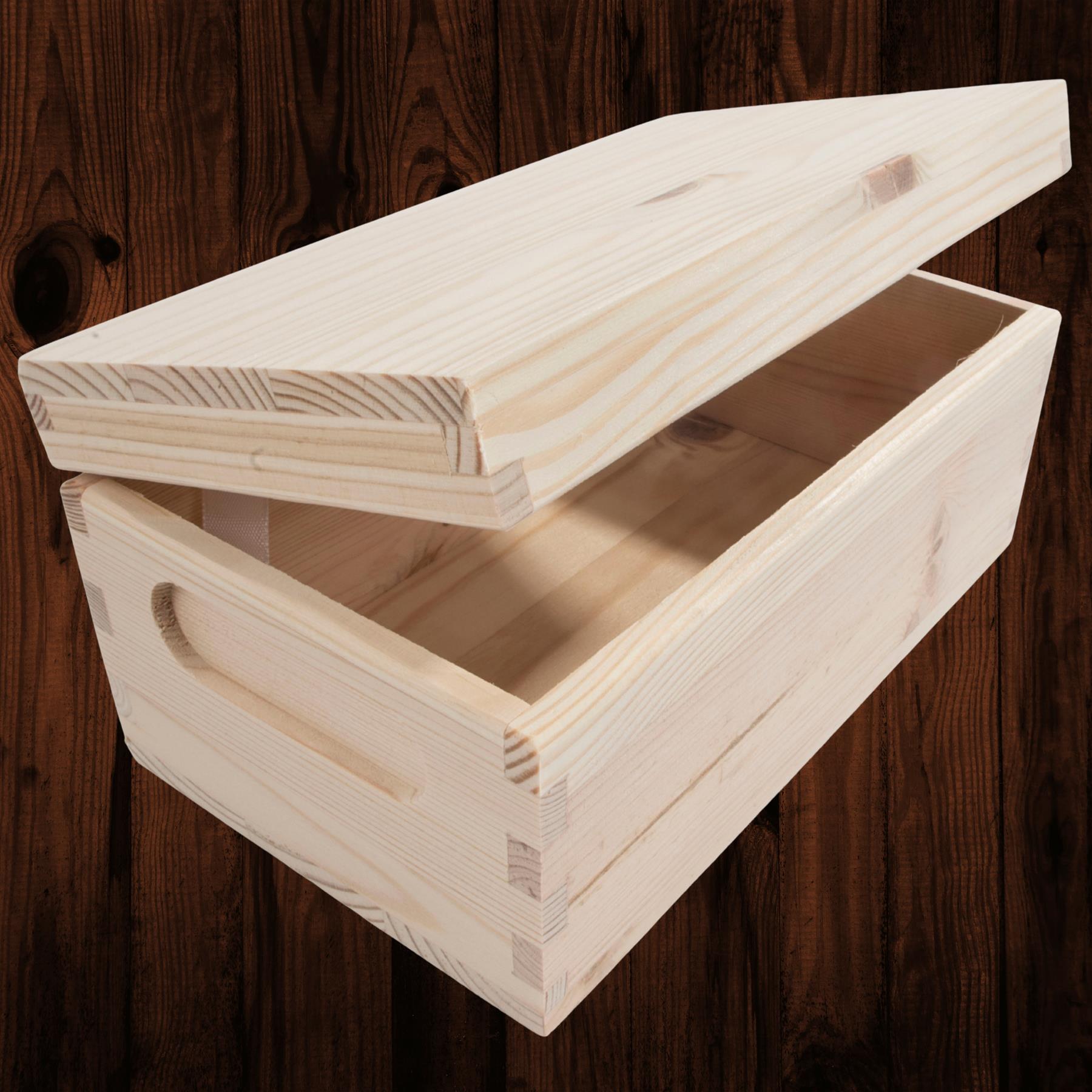 Wooden Boxes / Choice of 5 Sizes / Home Storage Keepsake Memory Solutions DIY - Picture 13 of 81