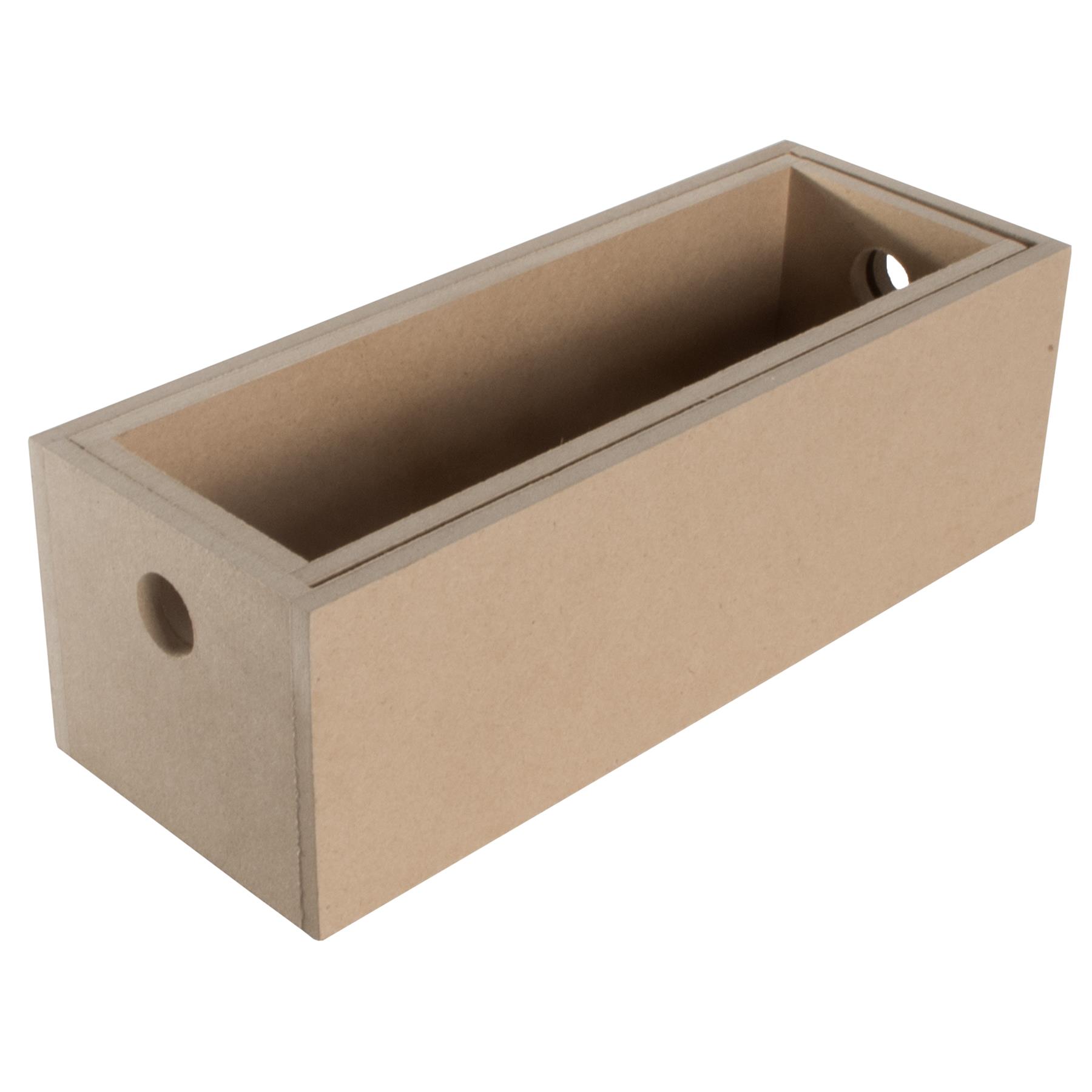 Choice of MDF Plain Multipurpose Small Boxes Storage Organisers for