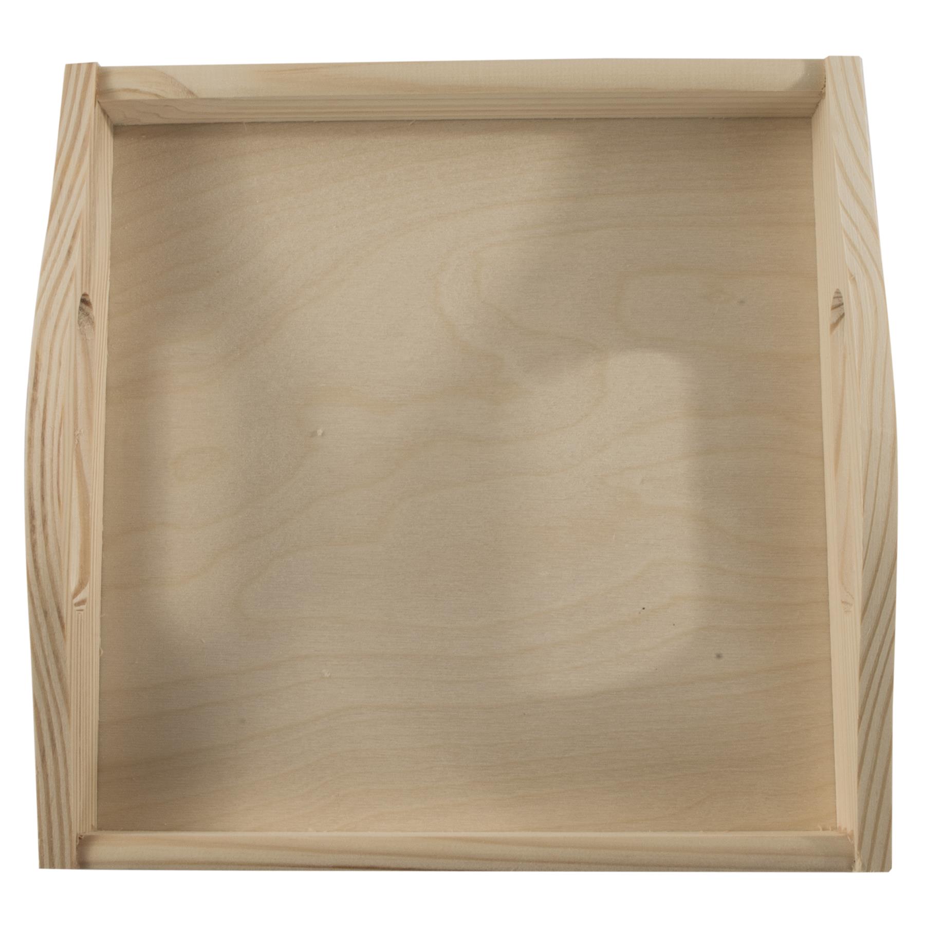 Decorative Serving Trays | Plain Pinewood | Tea Coffee Milk Breakfast Parties - Picture 8 of 144
