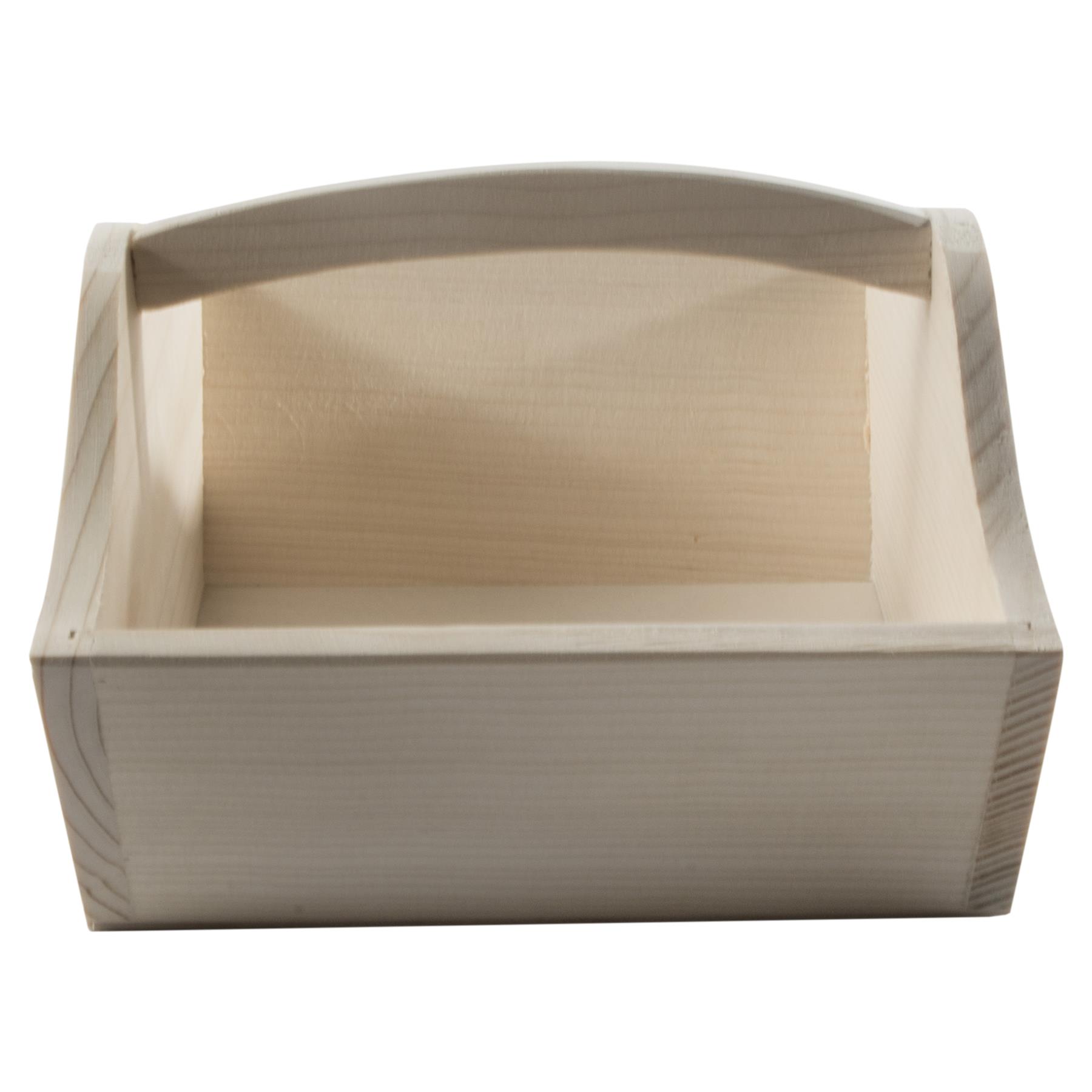 Pinewood Easter Basket Hamper Carrier Trug To Decorate Paint Yourself | 2 Sizes - Picture 16 of 19