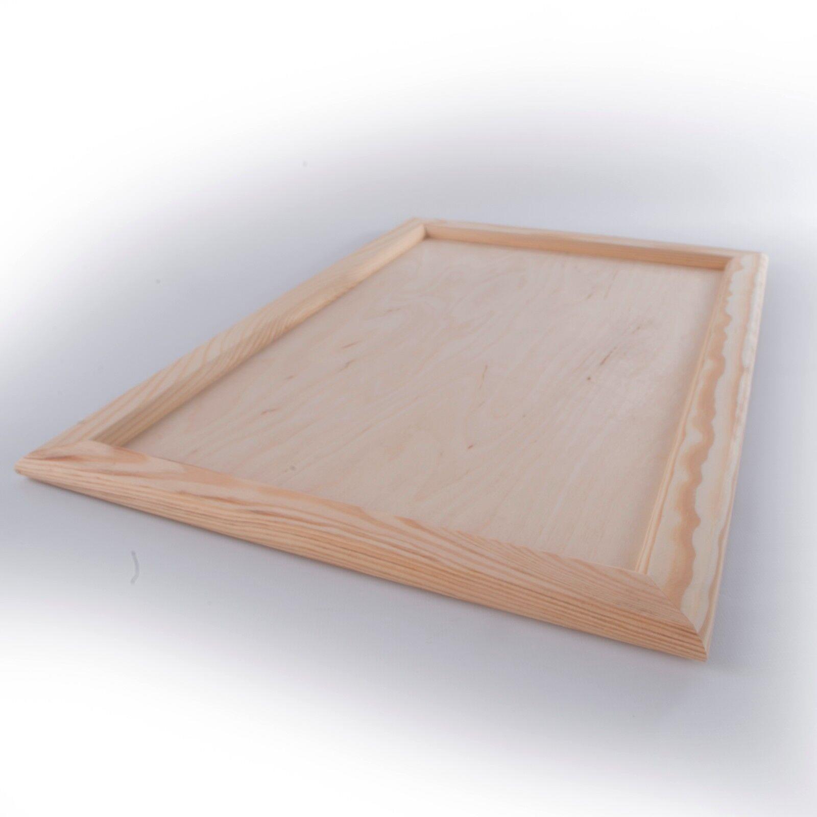 Unpainted Wood Canvas Framed Board Panels Hanging Painting Drawing Display Craft - Picture 21 of 22