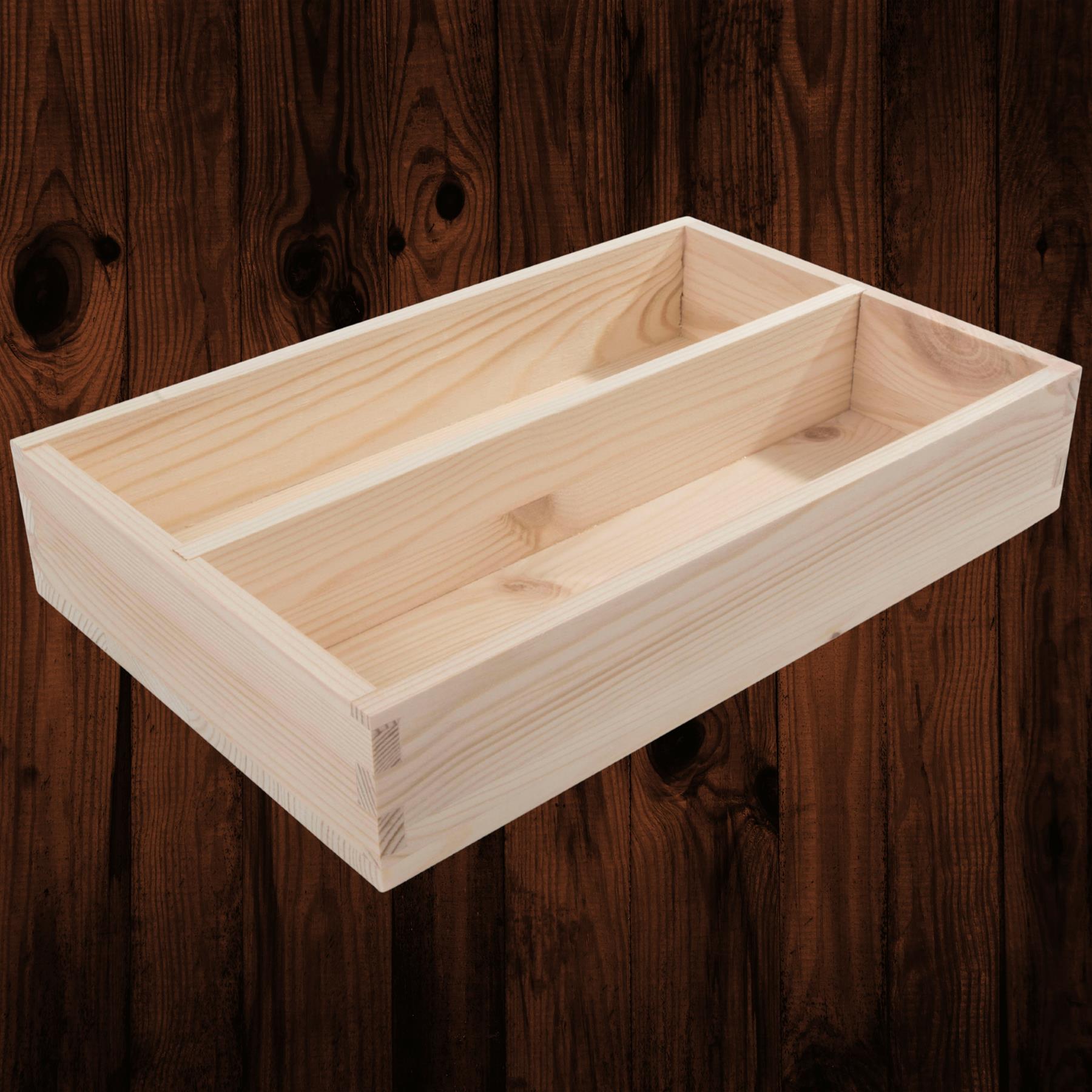 Holz Einfache Kiefer 2-stufig Schmuck Display Regale für hohe schmale Objekte 3 Größen - Bild 8 von 48