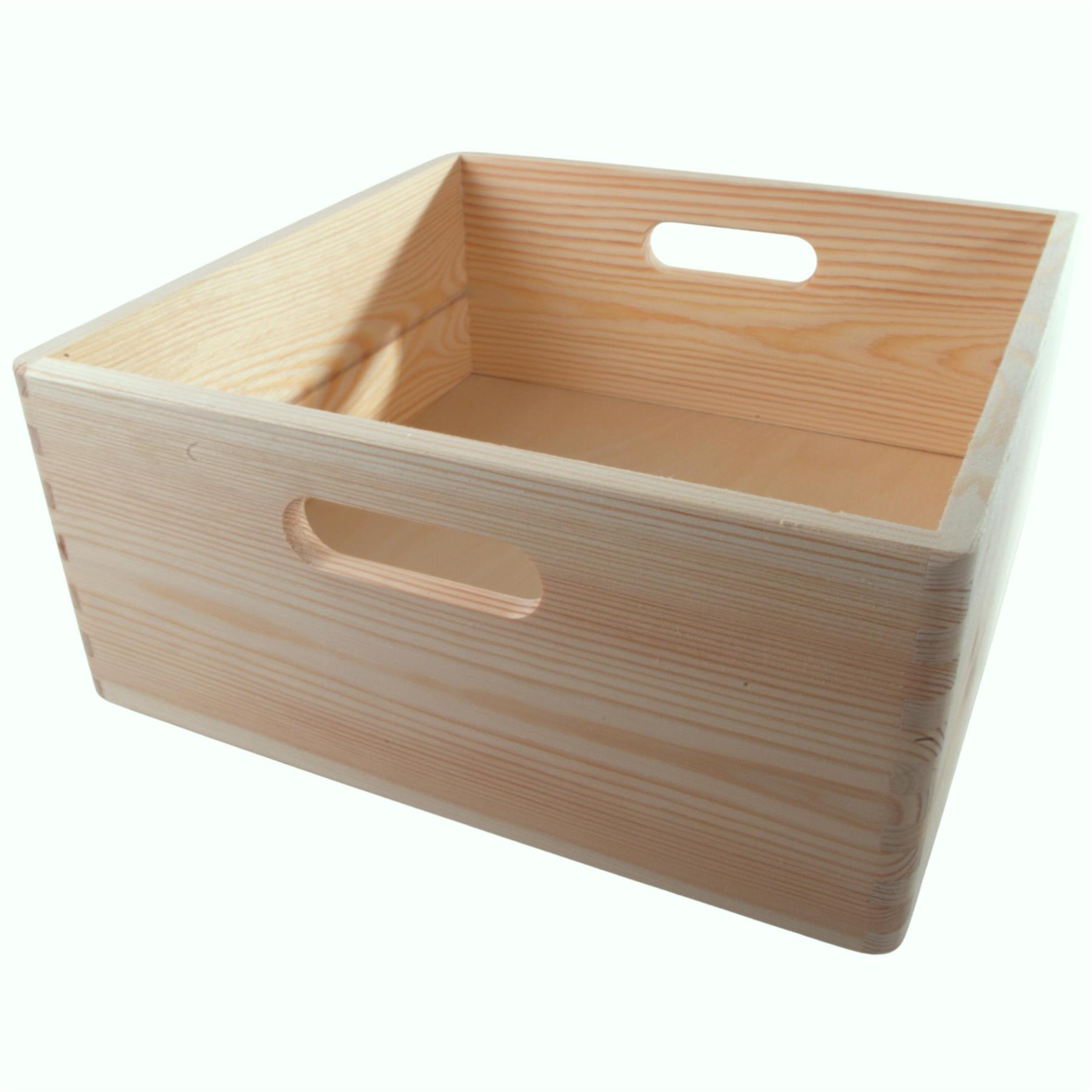 Wooden Crates | Plain Decorative Pine Underbed Storage Boxes Shelves Containers - Picture 21 of 66