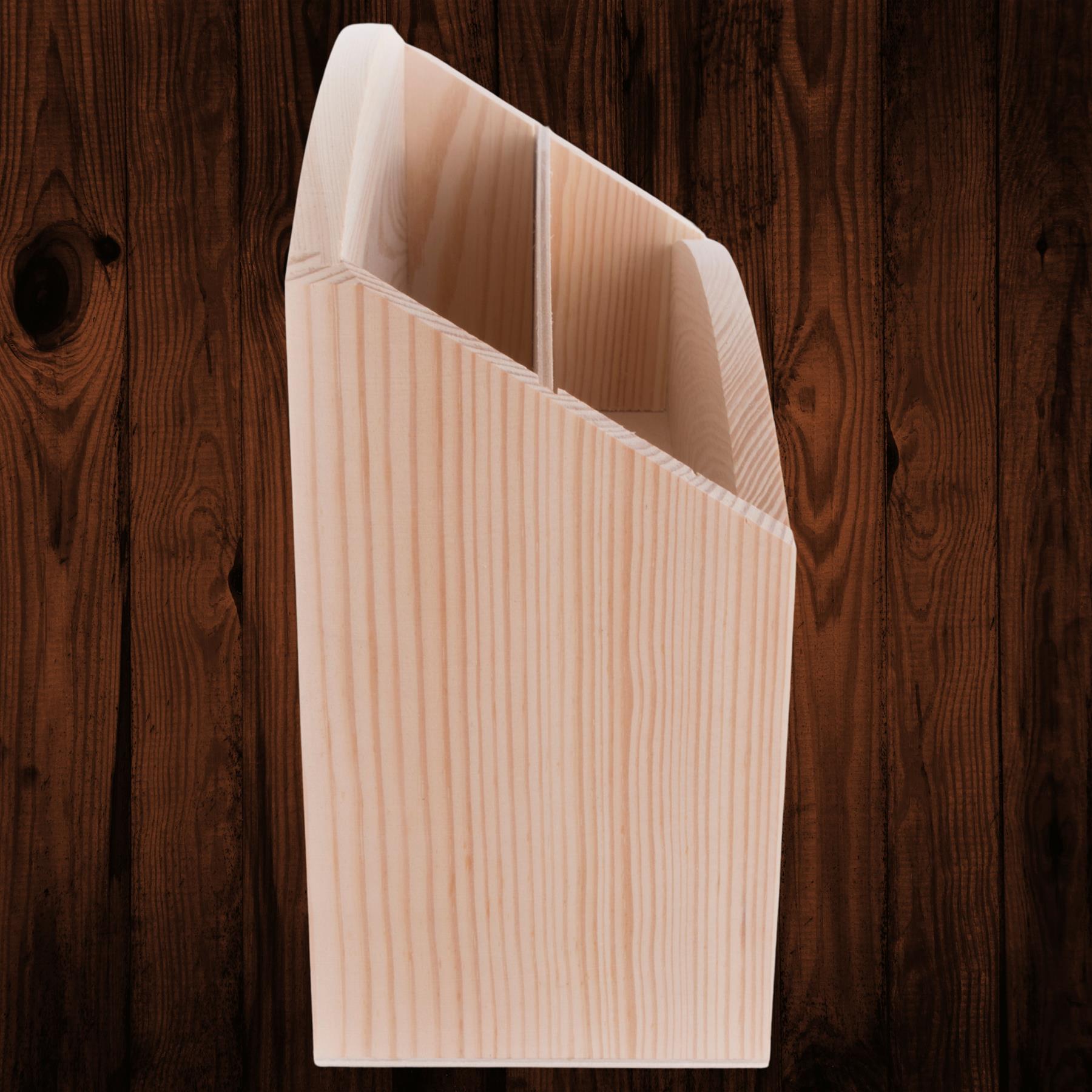Wooden Letter Rack | Various Shapes | Mail Entry Display Sorter | Plain Wood - Picture 44 of 48
