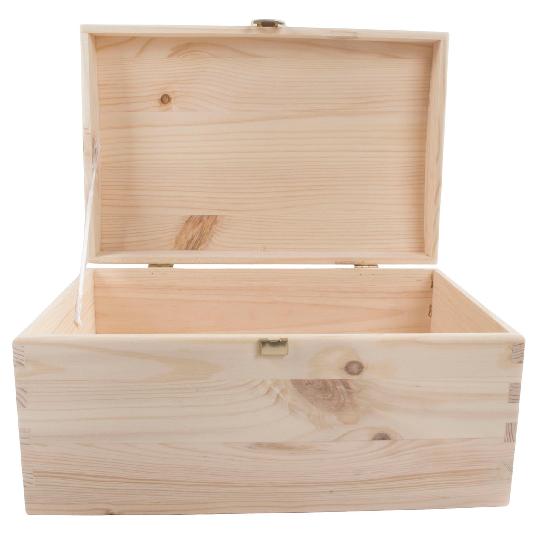 Wooden Storage Boxes / 5 Sizes / Treasure Chest Keepsake Trinket Memory Souvenir - Picture 29 of 70
