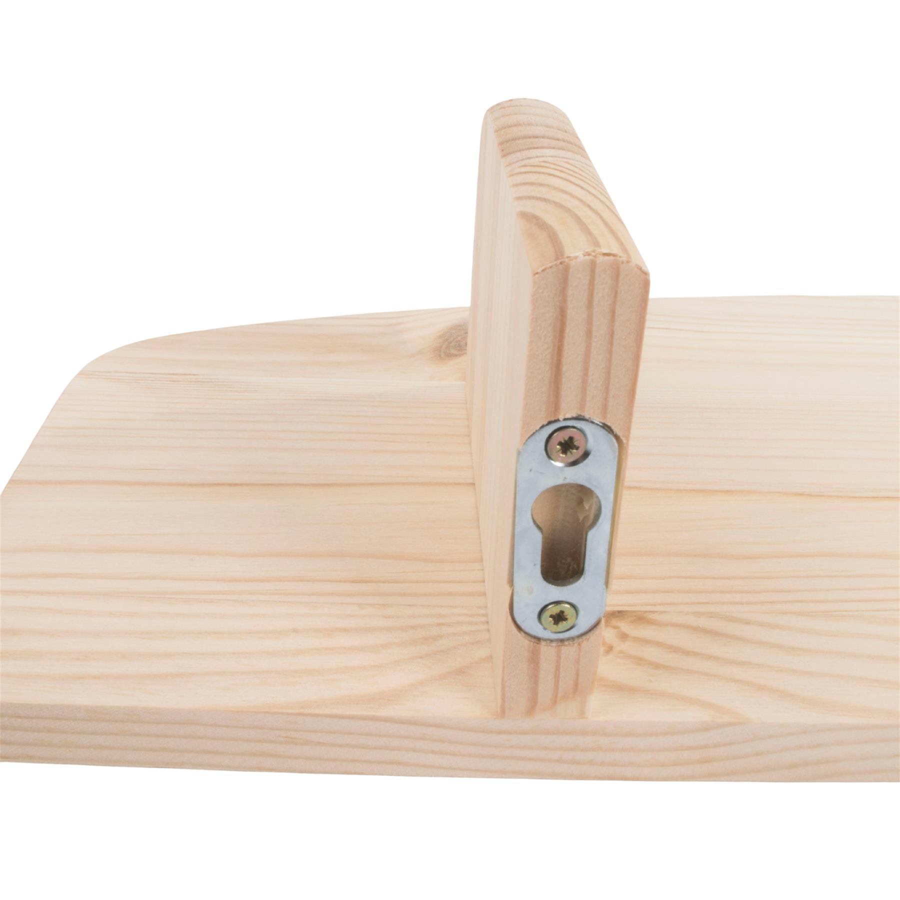 Natural Pine Wooden Floating Shelf Shelves / 5 Sizes / Wall Mounted Storage Rack - Picture 18 of 47