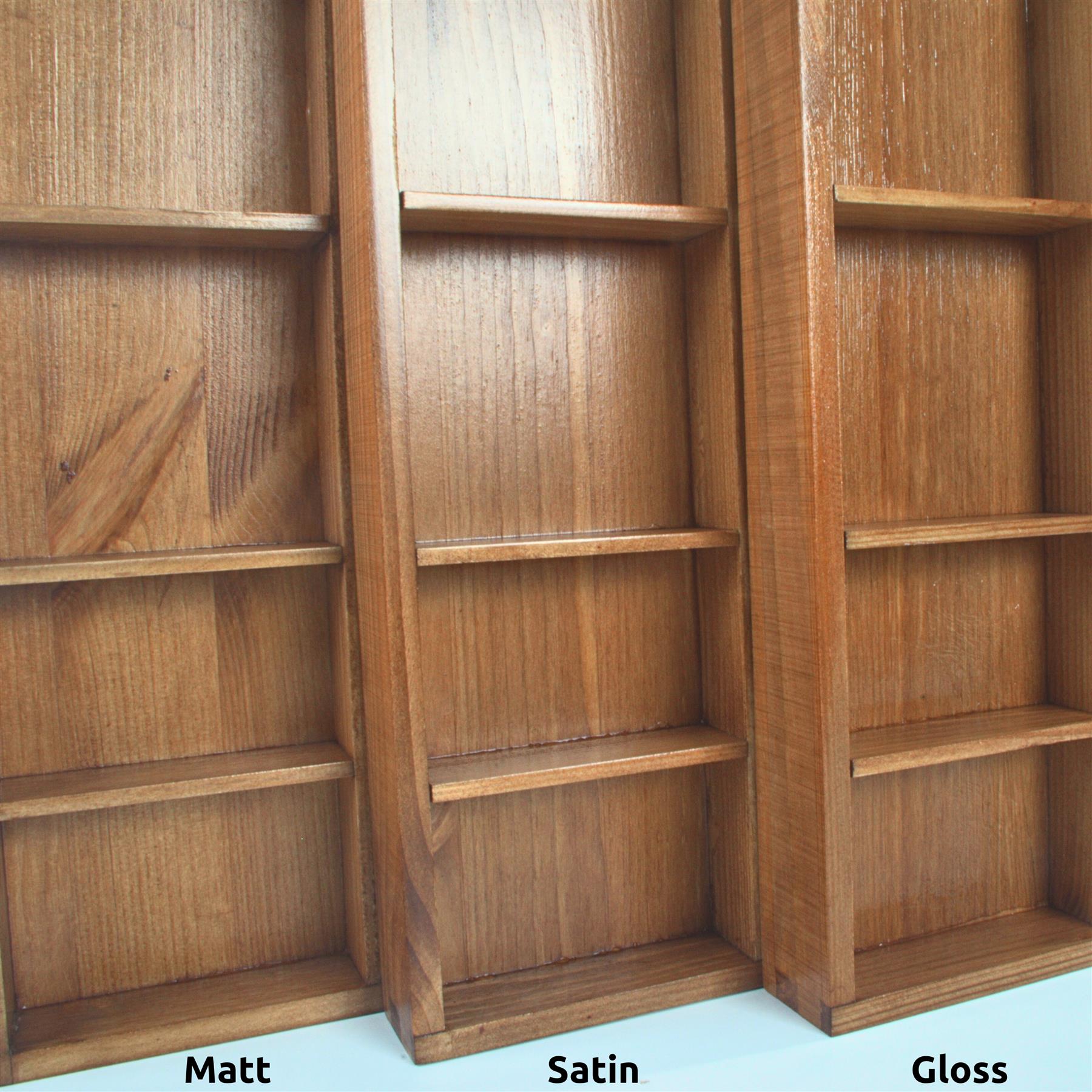 Wooden Display Cabinet Wall Trinket Shelf Tray 28 Compartments Choice of Colours - Picture 18 of 48