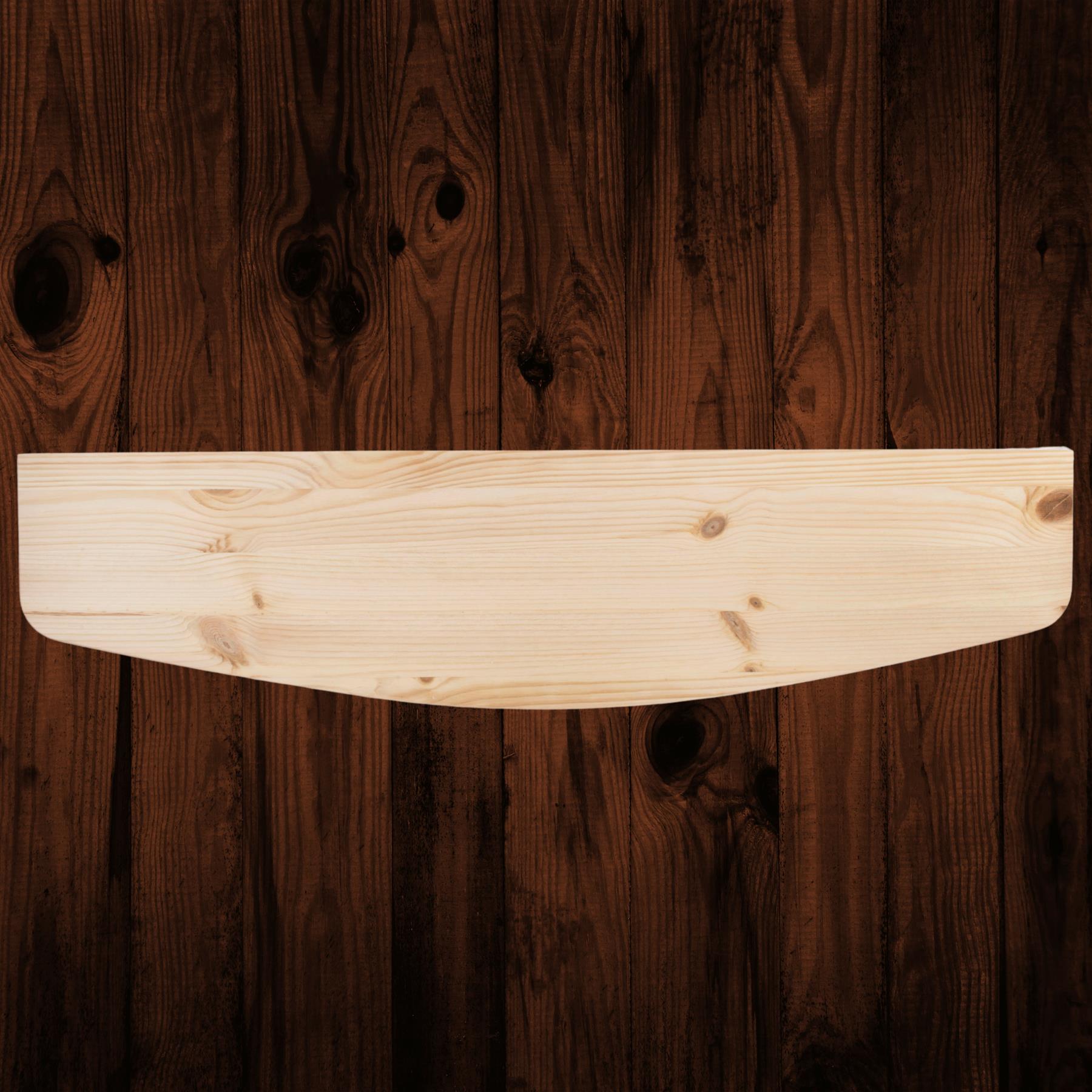 Natural Pine Wooden Floating Shelf Shelves / 5 Sizes / Wall Mounted Storage Rack - Picture 25 of 47