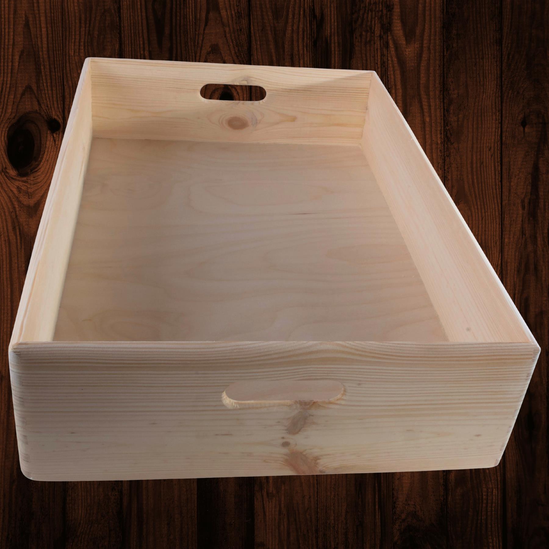 Wooden Crates | Plain Decorative Pine Underbed Storage Boxes Shelves Containers - Picture 65 of 66
