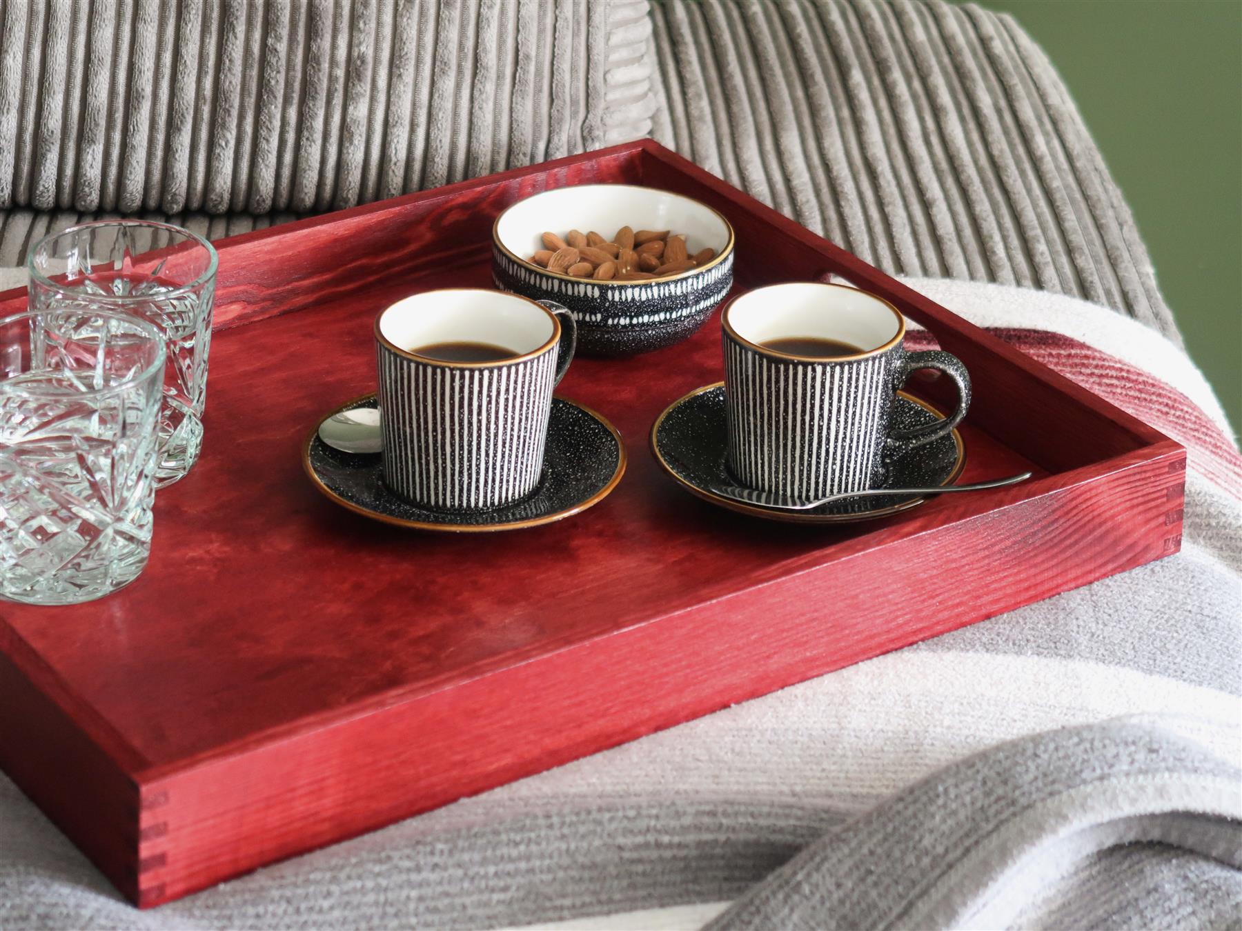 Wooden Serving Trays | Various Colours & Sizes | Hand-stained Breakfast Platters - Picture 78 of 123