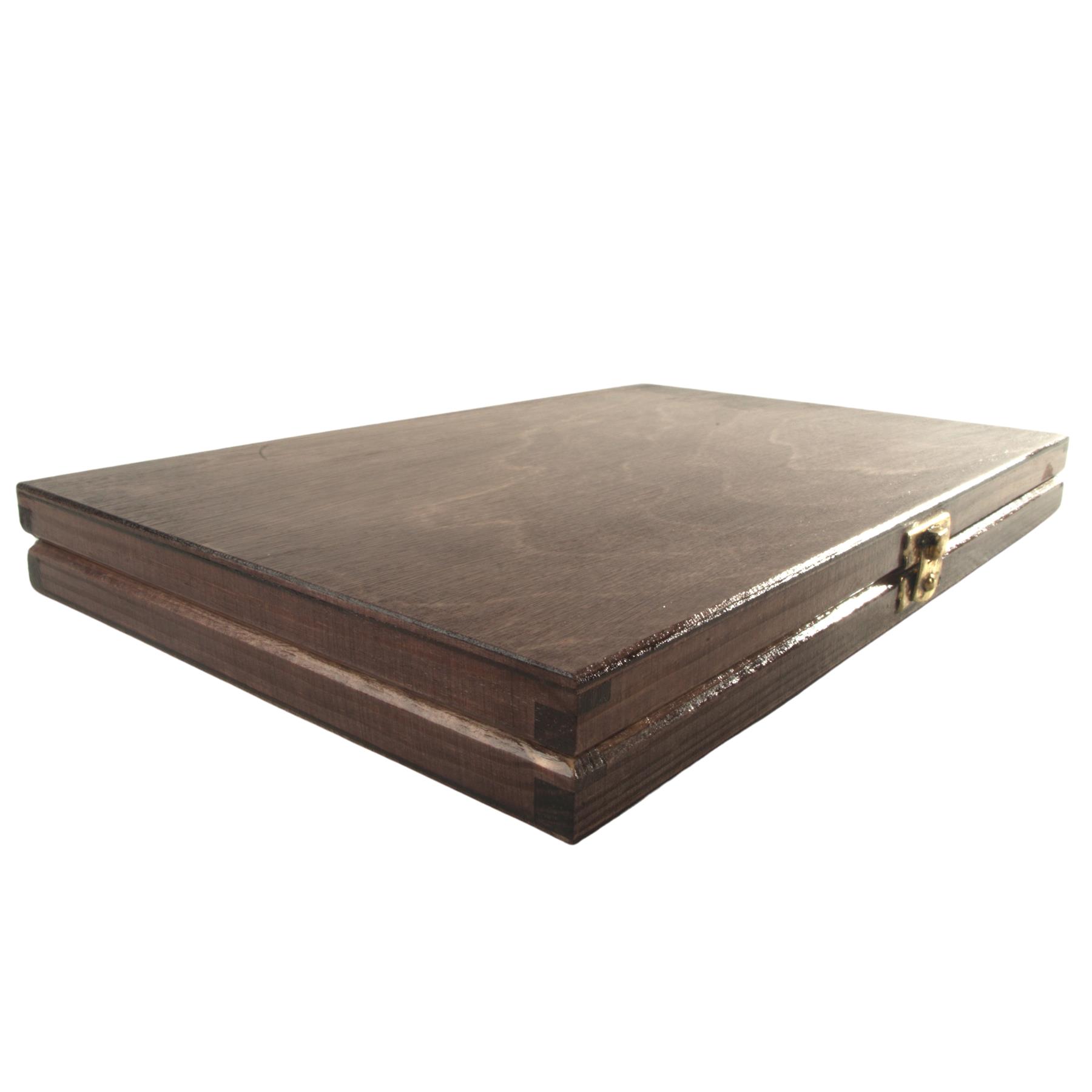 Hand-stained Wooden 40 Compartments Shallow Boxes for Gems Beads Jewellery - Picture 35 of 60