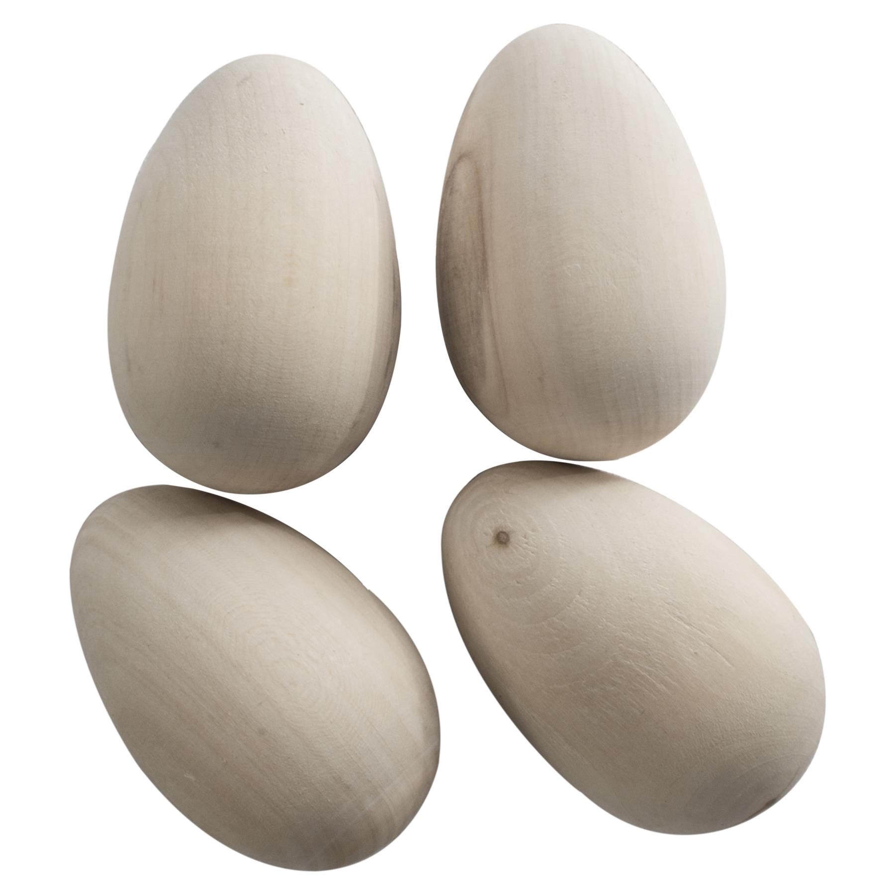 Wooden Eggs |3 Sizes| Natural Beech Plain Easter Decorations Crafts Woodworking - Picture 29 of 34