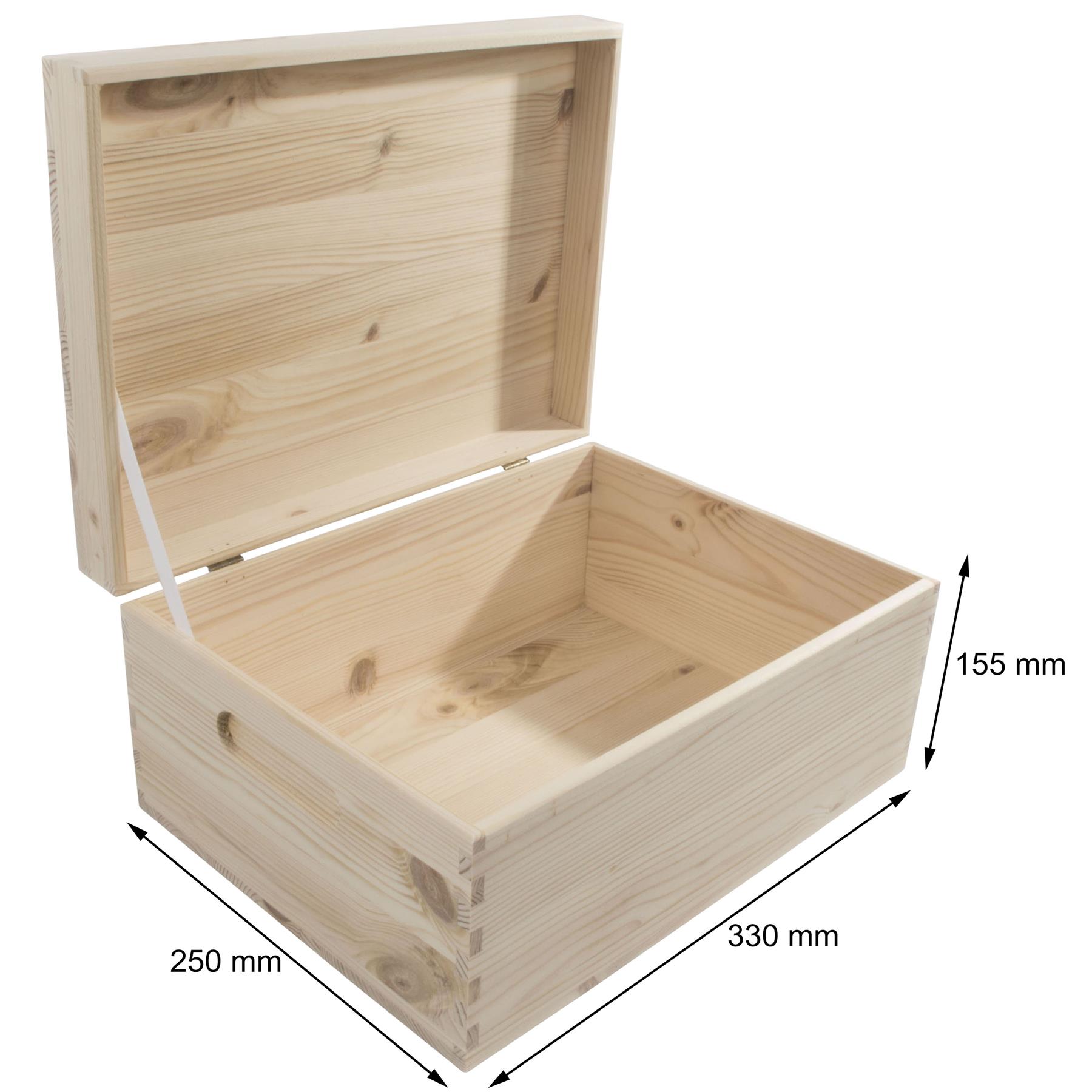 Wooden Boxes / Choice of 5 Sizes / Home Storage Keepsake Memory Solutions DIY - Picture 57 of 81