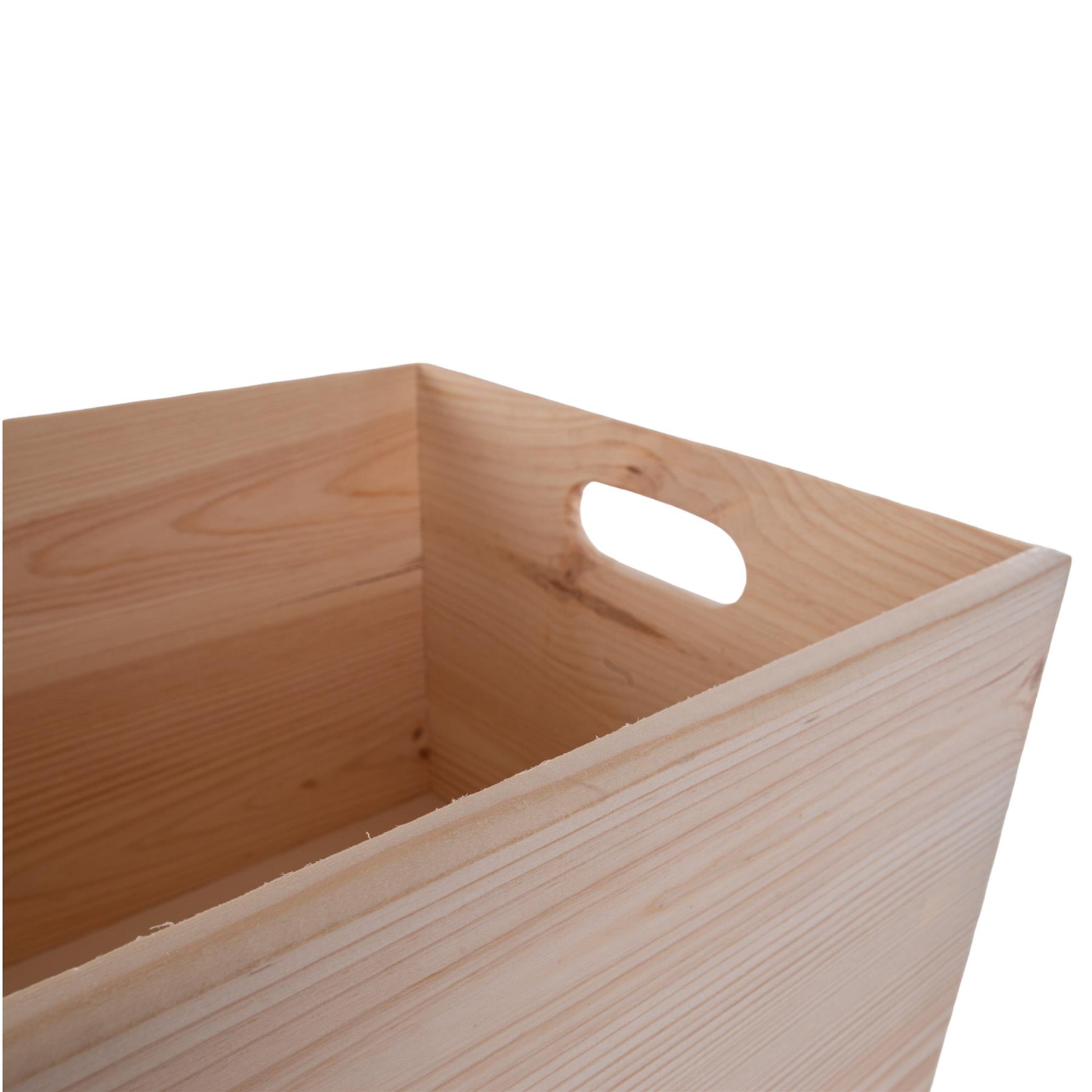 Grandes cajas de madera apilables con asas de tapa ruedas - Imagen 62 de 68
