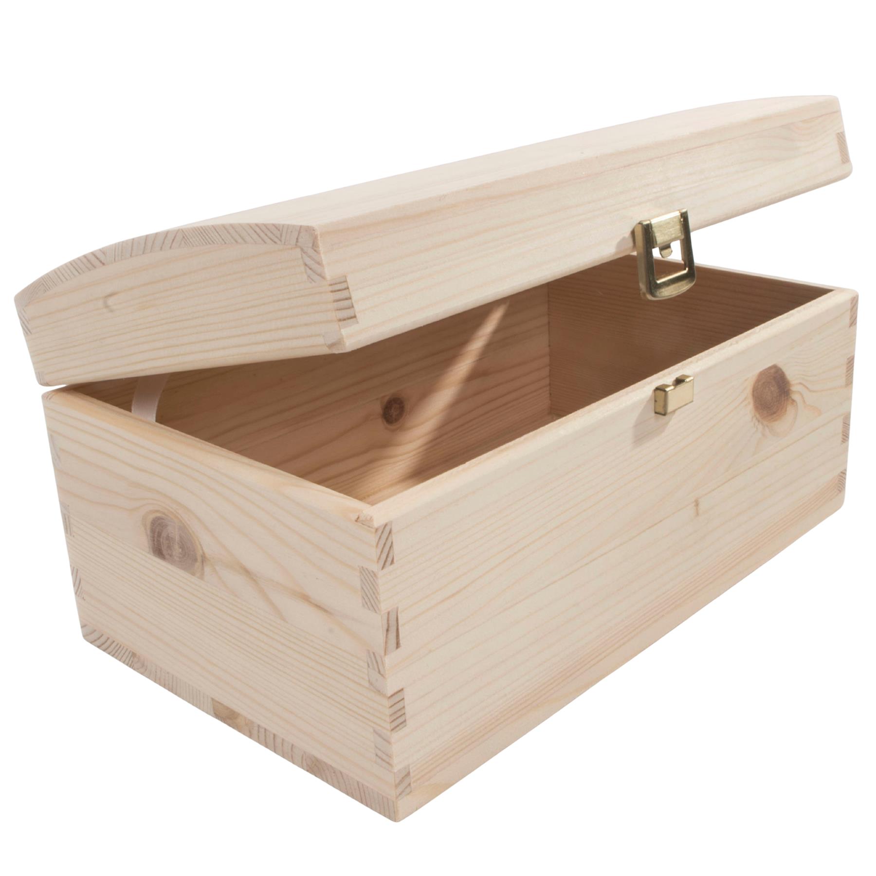 Wooden Storage Boxes / 5 Sizes / Treasure Chest Keepsake Trinket Memory Souvenir - Picture 18 of 70