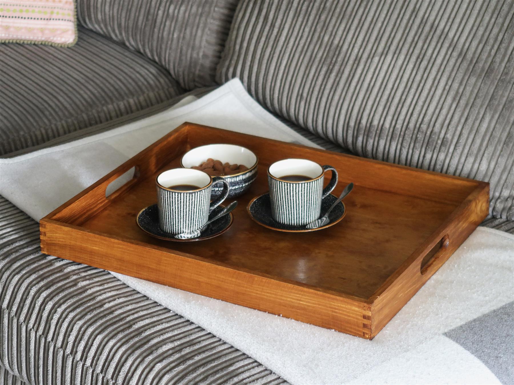 Wooden Serving Trays | Various Colours & Sizes | Hand-stained Breakfast Platters - Picture 45 of 123