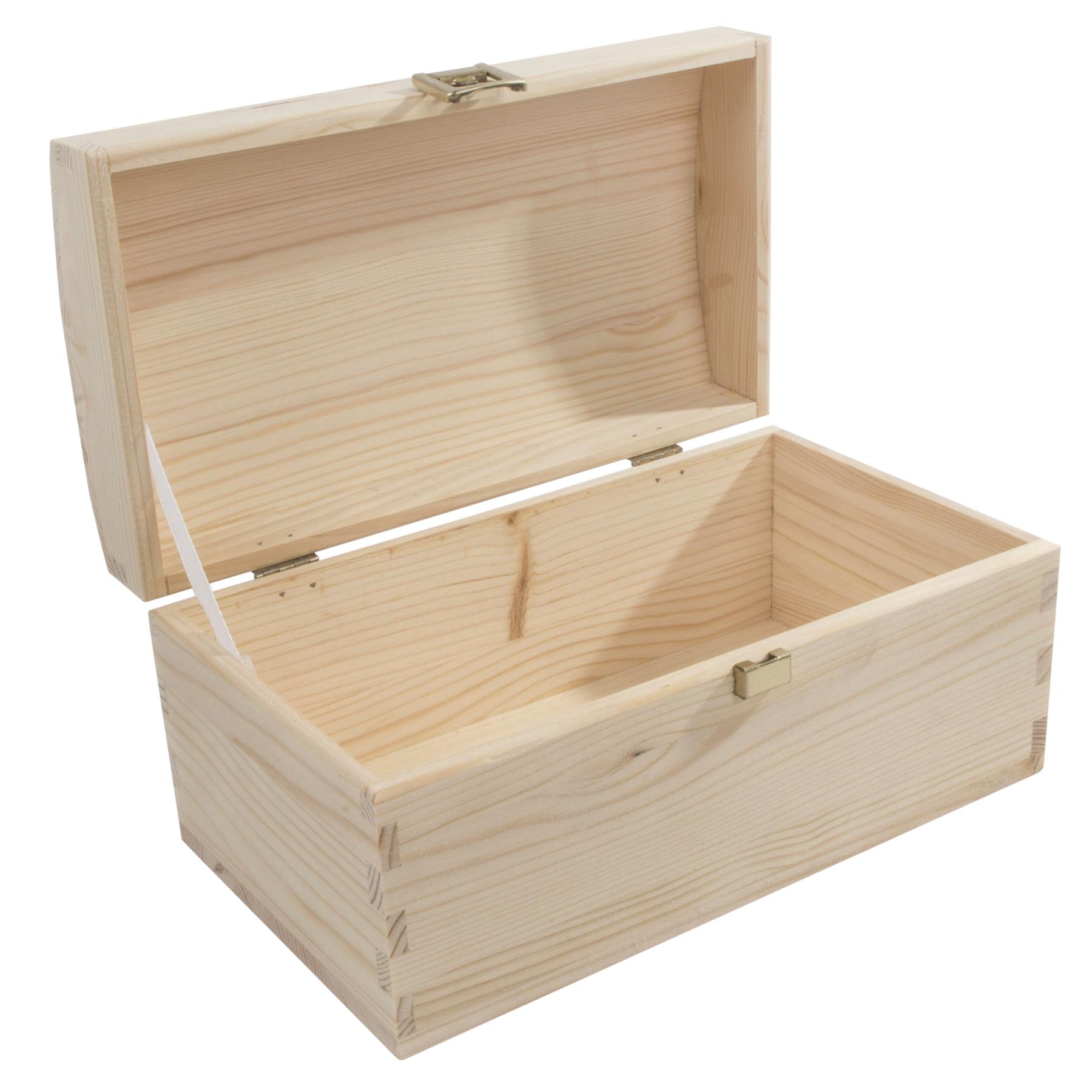 Wooden Storage Boxes / 5 Sizes / Treasure Chest Keepsake Trinket Memory Souvenir - Picture 12 of 70