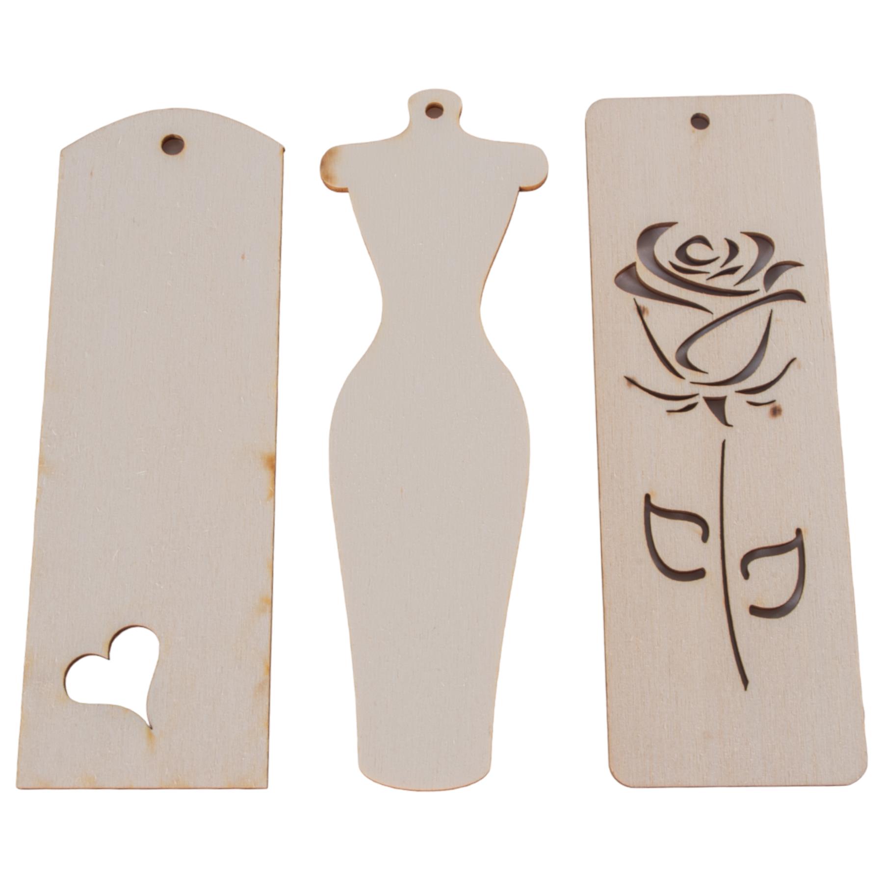 Wooden Bookmarks 7 Shapes - Picture 15 of 19