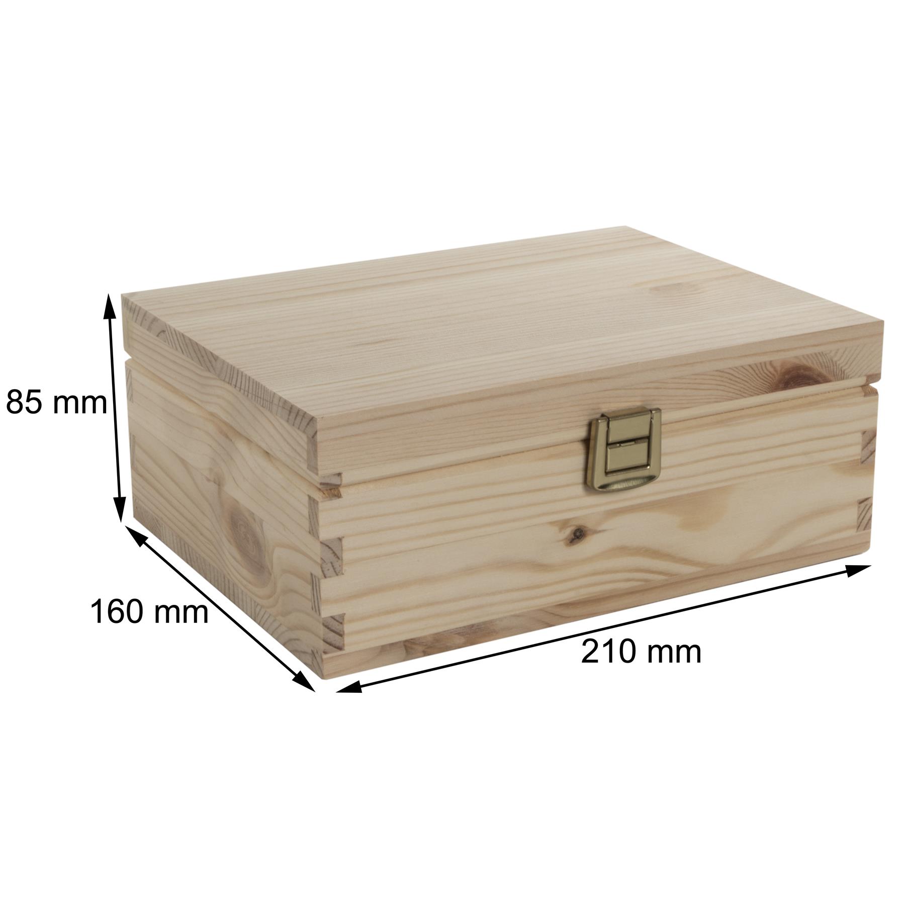 Decorative Natural Real Pinewood Boxes | Removable Dividers | 6/8/12 Sections - Picture 13 of 37