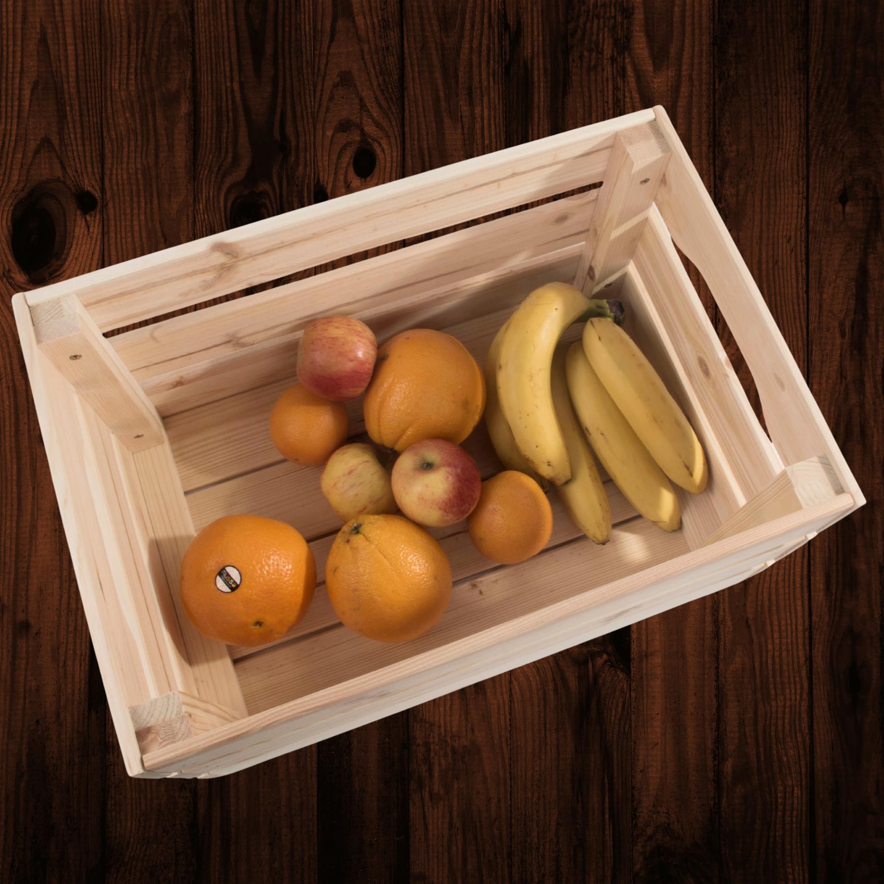Wooden Crates Storage Boxes /2 Sizes/ Plain Unpainted Pinewood To Decorate Craft - Picture 24 of 40