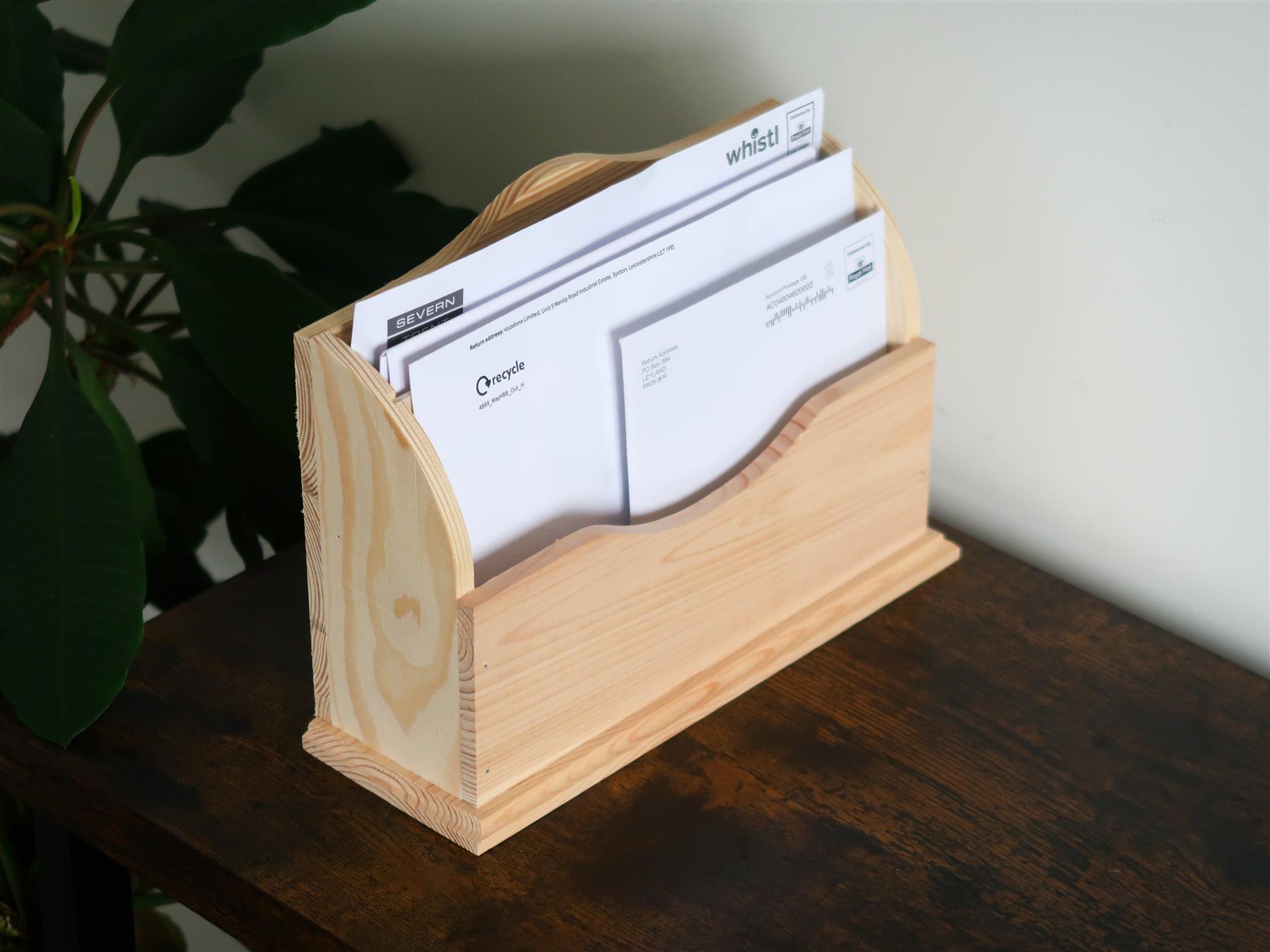 Briefregal aus Holz | verschiedene Formen | Posteingang Displaysortierer | Klarholz - Bild 28 von 50