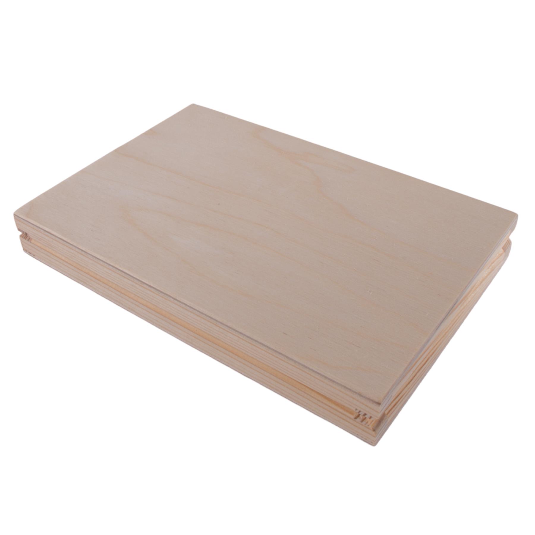 Caja de CD de madera y memoria USB de dos compartimentos | Idea de regalo | Madera artesanal pintable - Imagen 17 de 25