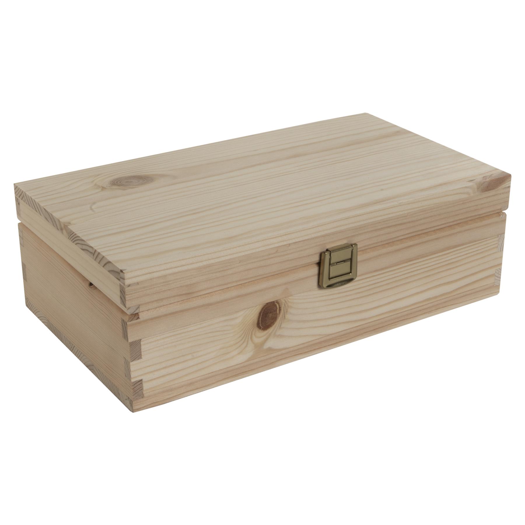 Decorative Natural Real Pinewood Boxes | Removable Dividers | 6/8/12 Sections - Picture 18 of 37