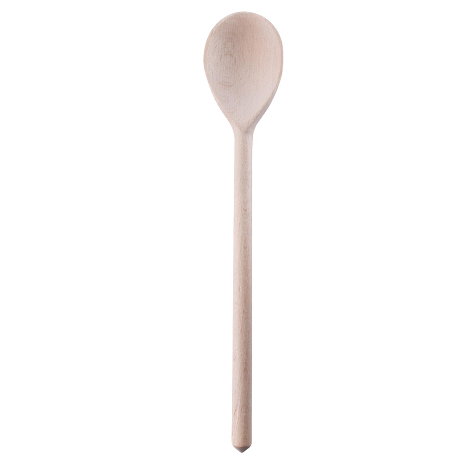 Regular Wooden Spoon 30cm (12") Long Beechwood Non-Stick Turner Kitchen Cooking - Picture 13 of 52