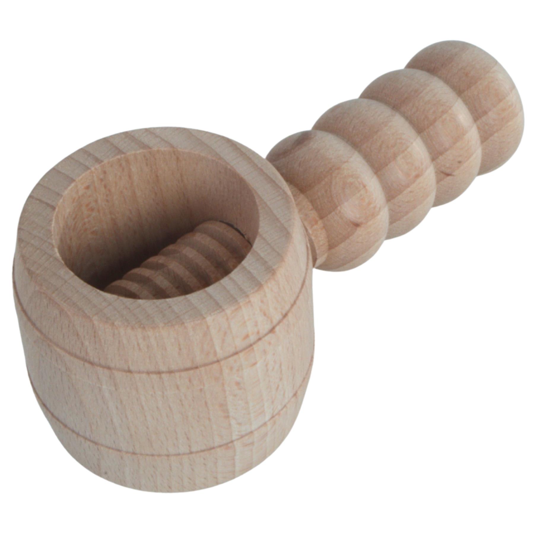 Cascanueces de madera regalo de Navidad cocina herramienta de madera nueces avellanas agrietadas - Imagen 10 de 37
