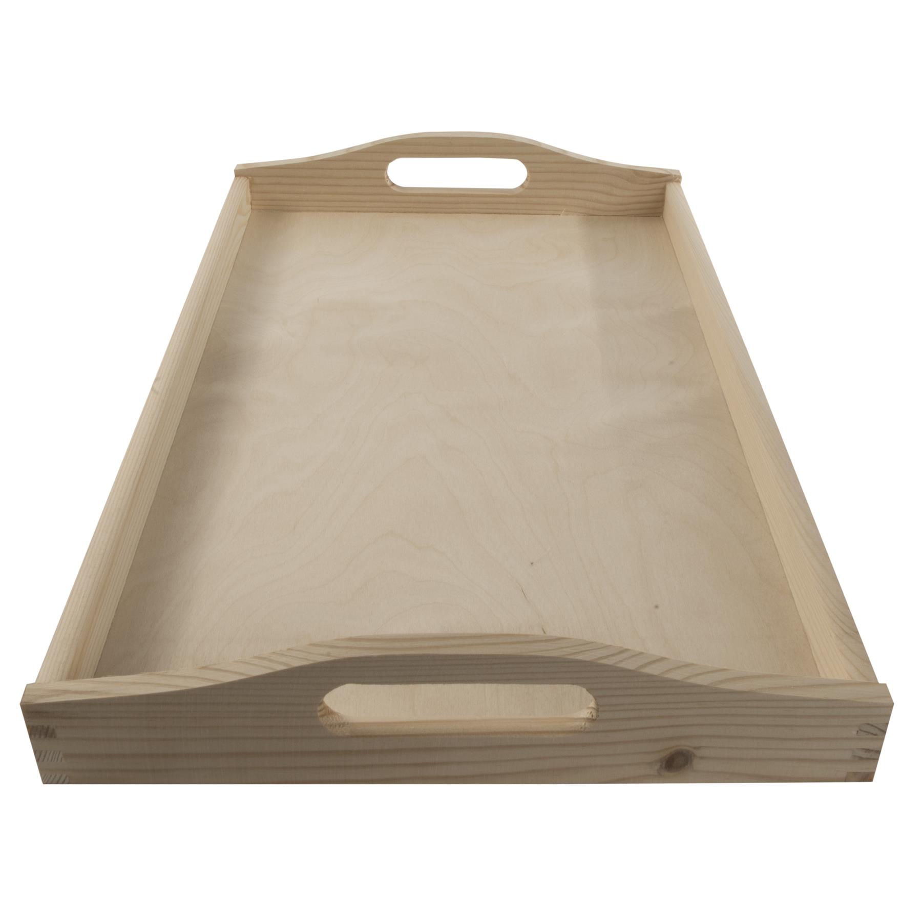 Decorative Serving Trays | Plain Pinewood | Tea Coffee Milk Breakfast Parties - Picture 113 of 144