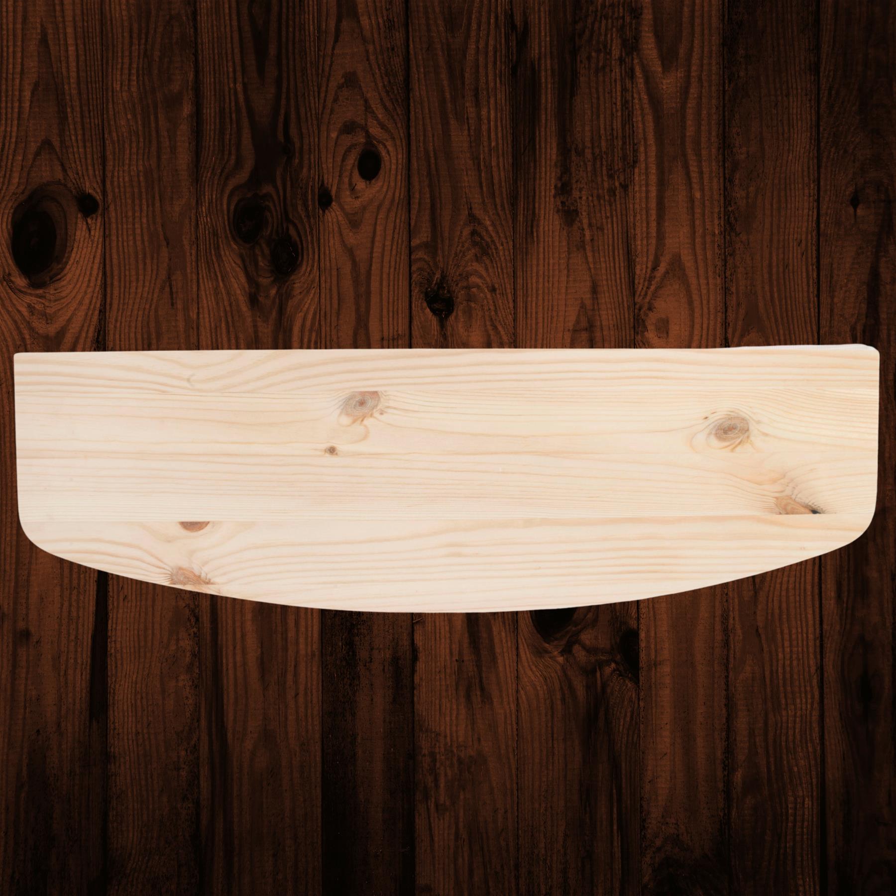 Natural Pine Wooden Floating Shelf Shelves / 5 Sizes / Wall Mounted Storage Rack - Picture 16 of 47