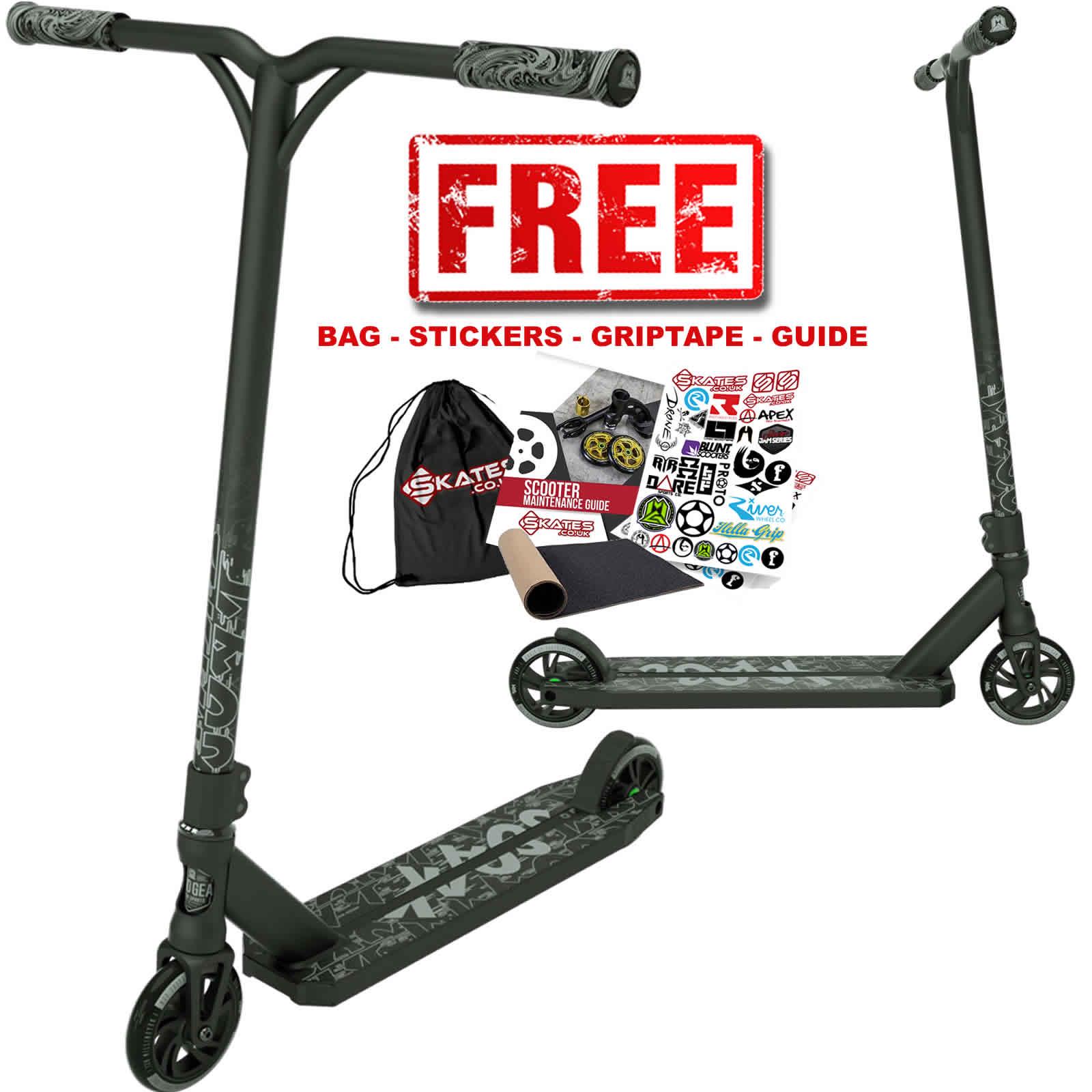 Sporting Goods STUNT SCOOTER THREADLESS FORKS BLACK WITH FREE STICKERS