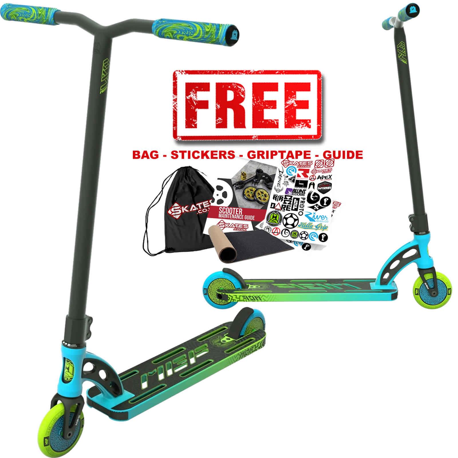 mgp vx8 pro scooter pink teal