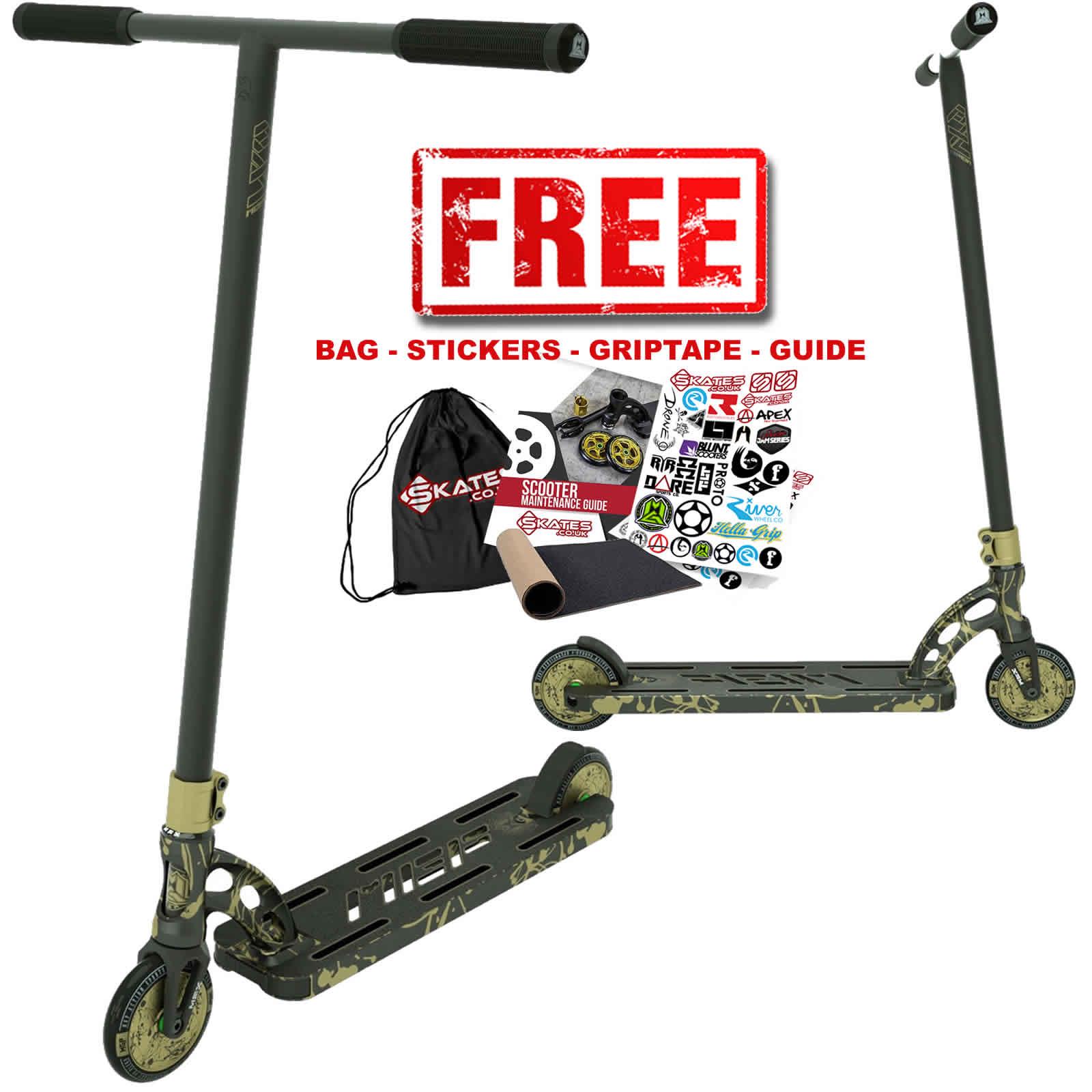 Madd Gear MGP VX9 Nitro X 4.8" Stunt Scooter Gold Splatter eBay