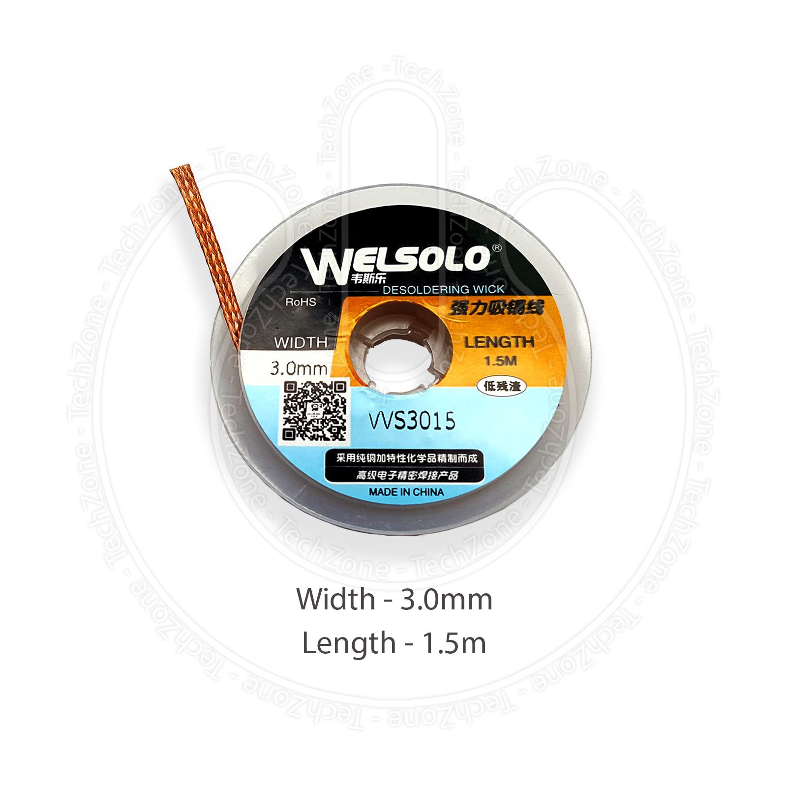 Desolder Desoldering Braid Wick Wire Mop Solder Sucker Fluxed Remover M/&O