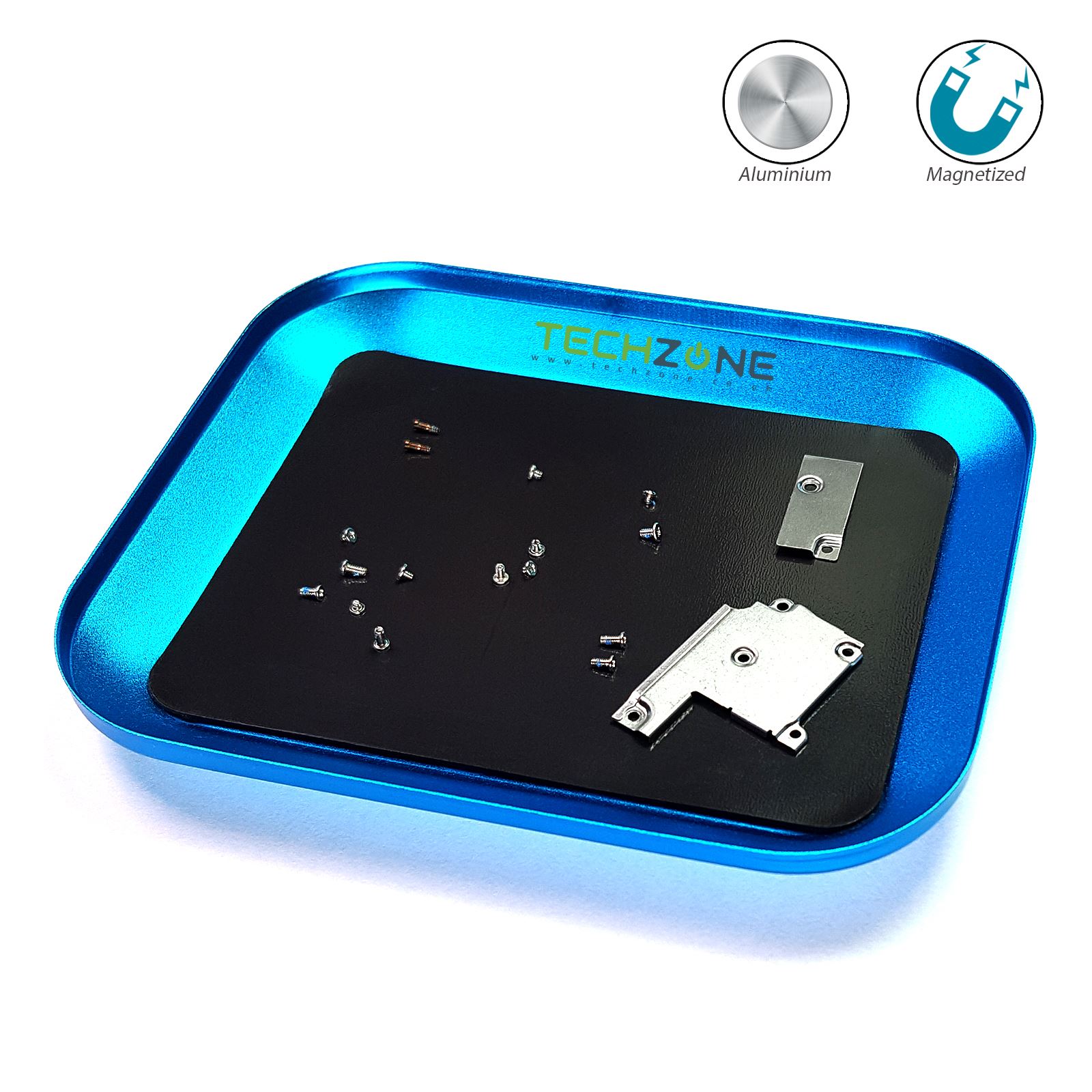 Aluminum Screw Holder Tray Mat Tool for iPhone Mobile Laptop