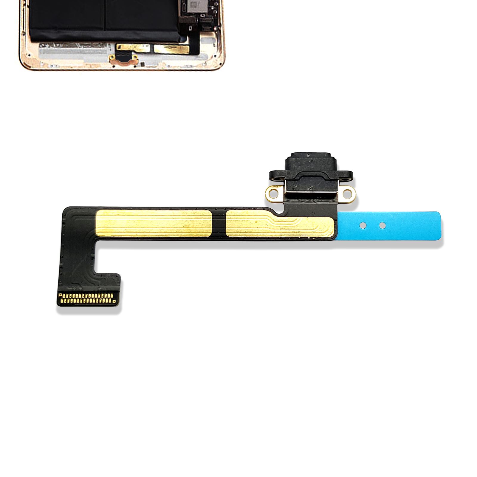 FOR iPad Mini 2 3 Black Charger Charging connector charge port flex replacement