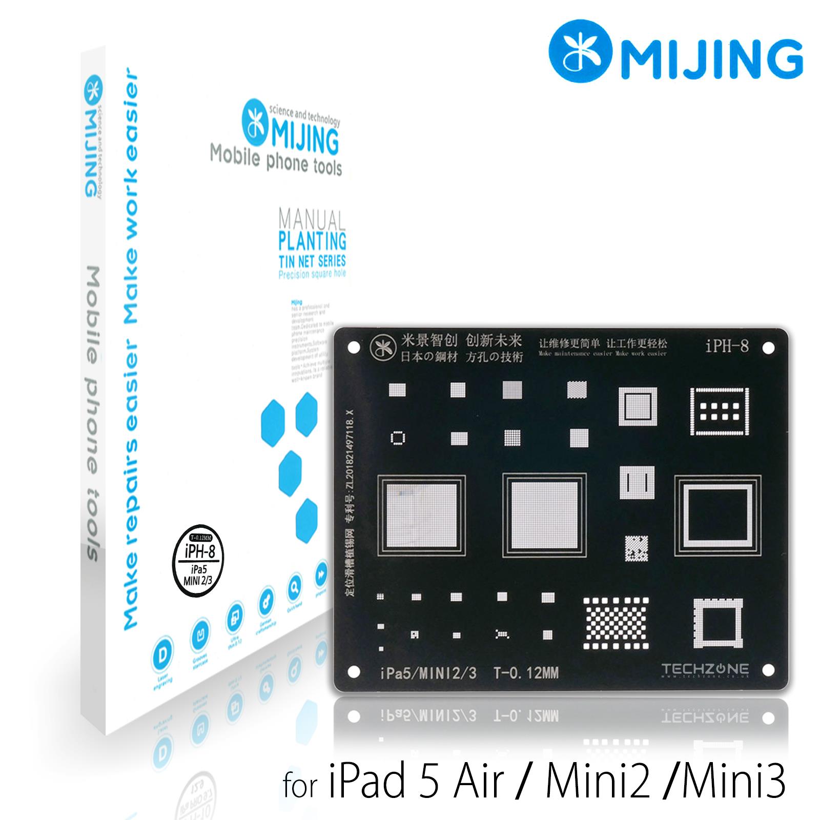 Computer BGA Reballing Station Directly Heated Stencil Clamp Stander Fixture Set