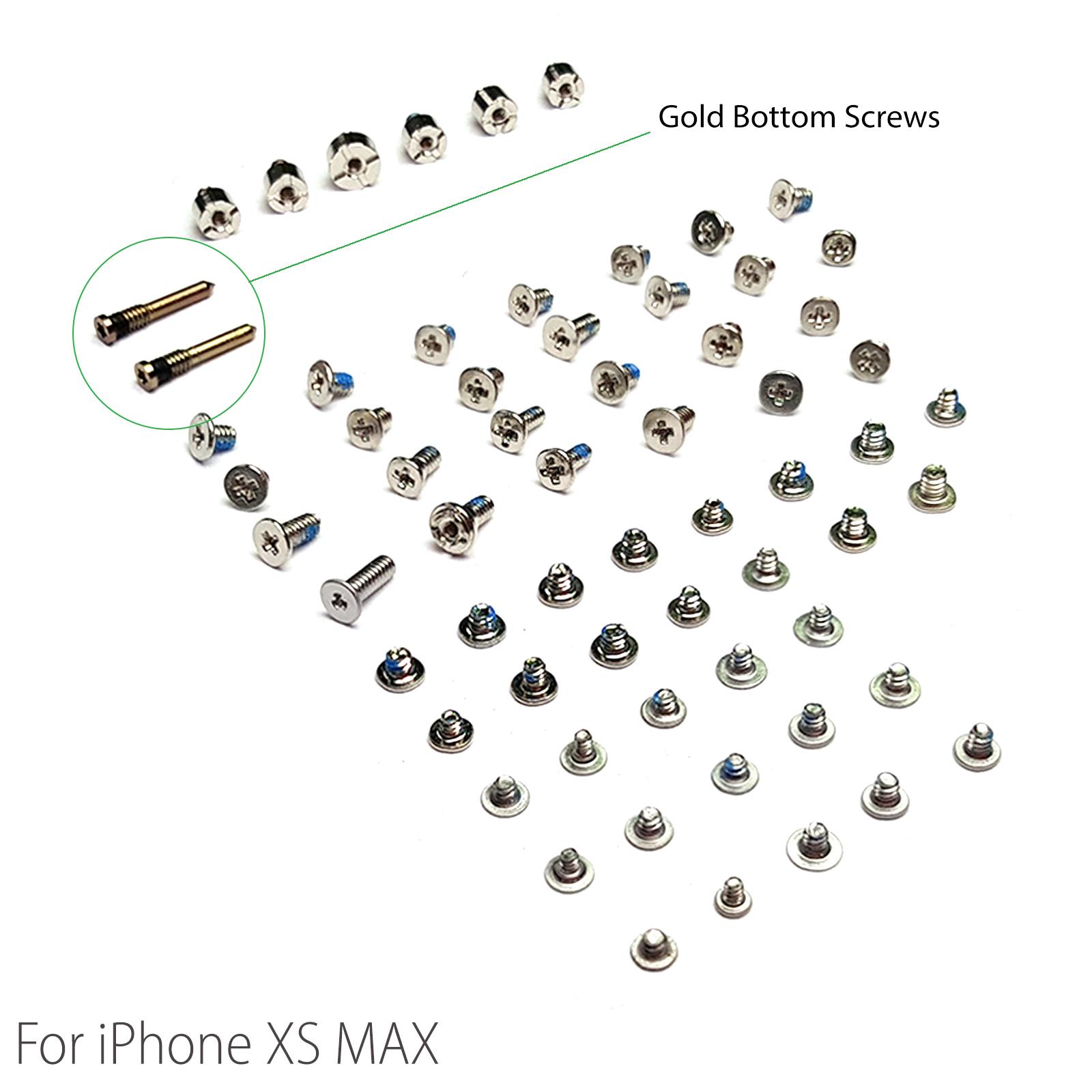 Complete Full All Screw for iPhone 8 Plus X XS Max XR & Bottom