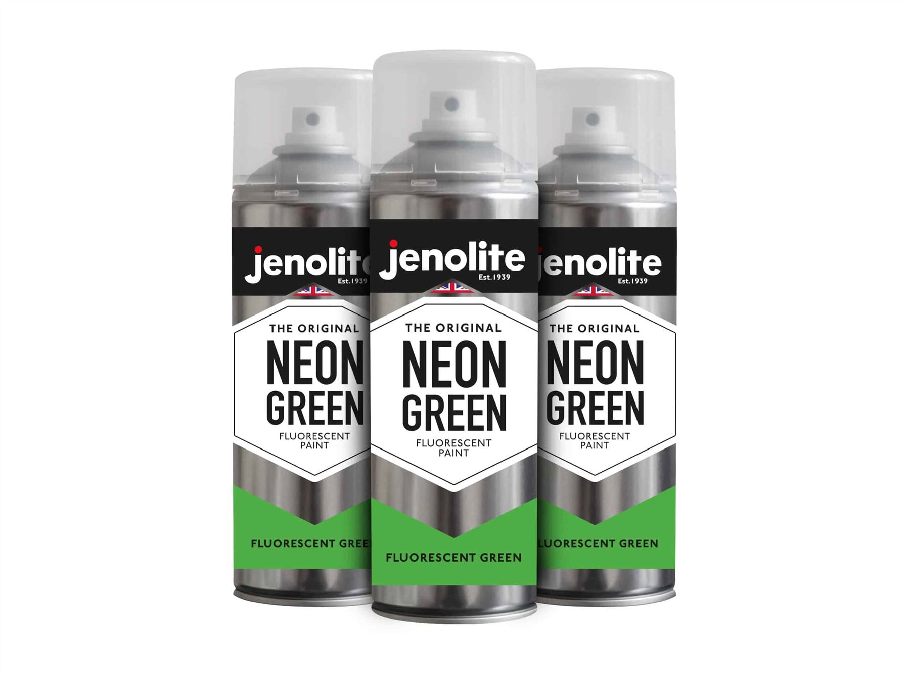 Jenolite Multi-Surface Neon Spray Paint High-Vis Fluorescent - 400ml - Picture 7 of 13