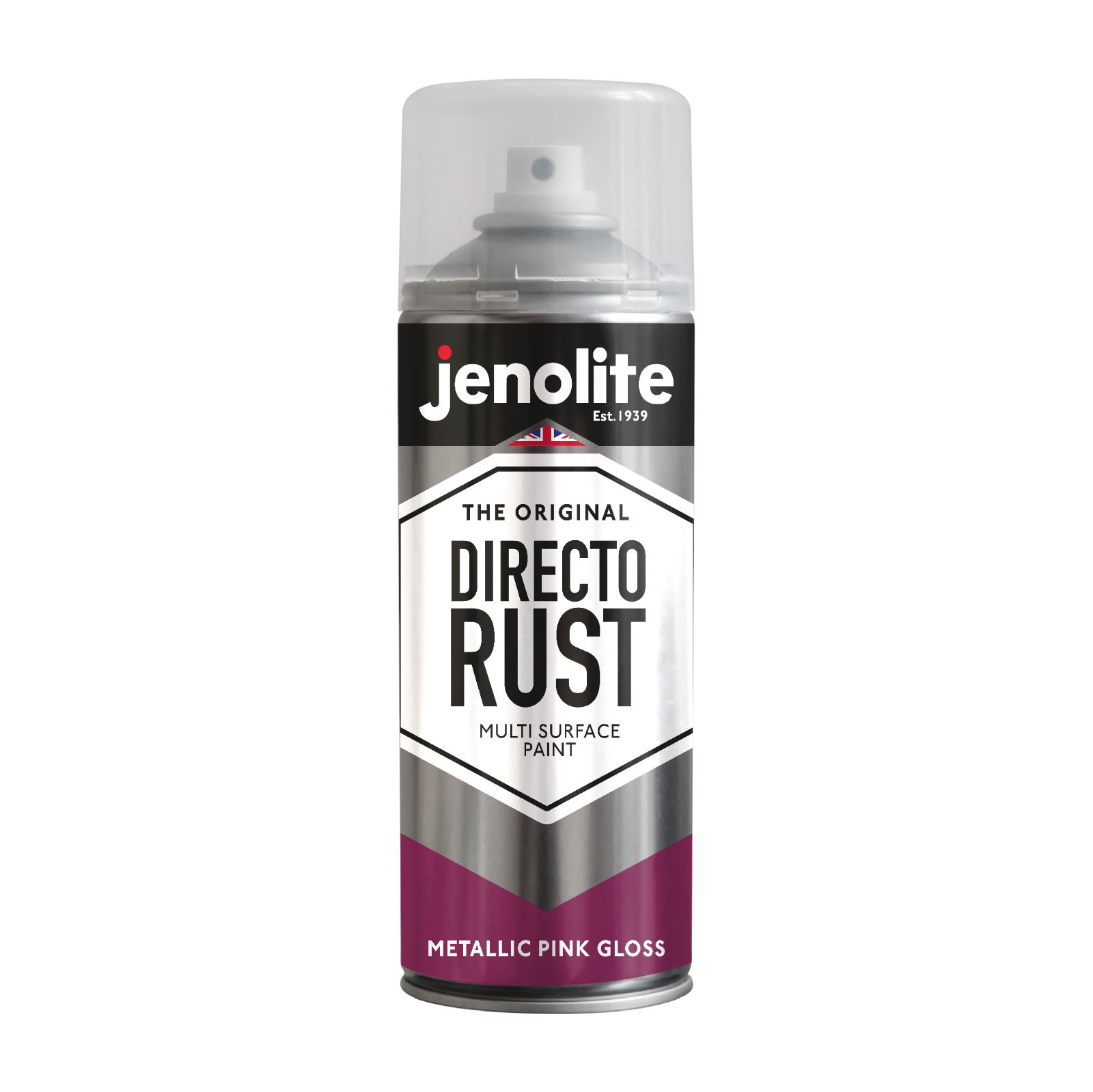 Jenolite Directorust Metallic Gloss Primer Paint - 400ml - Undercoat Topcoat