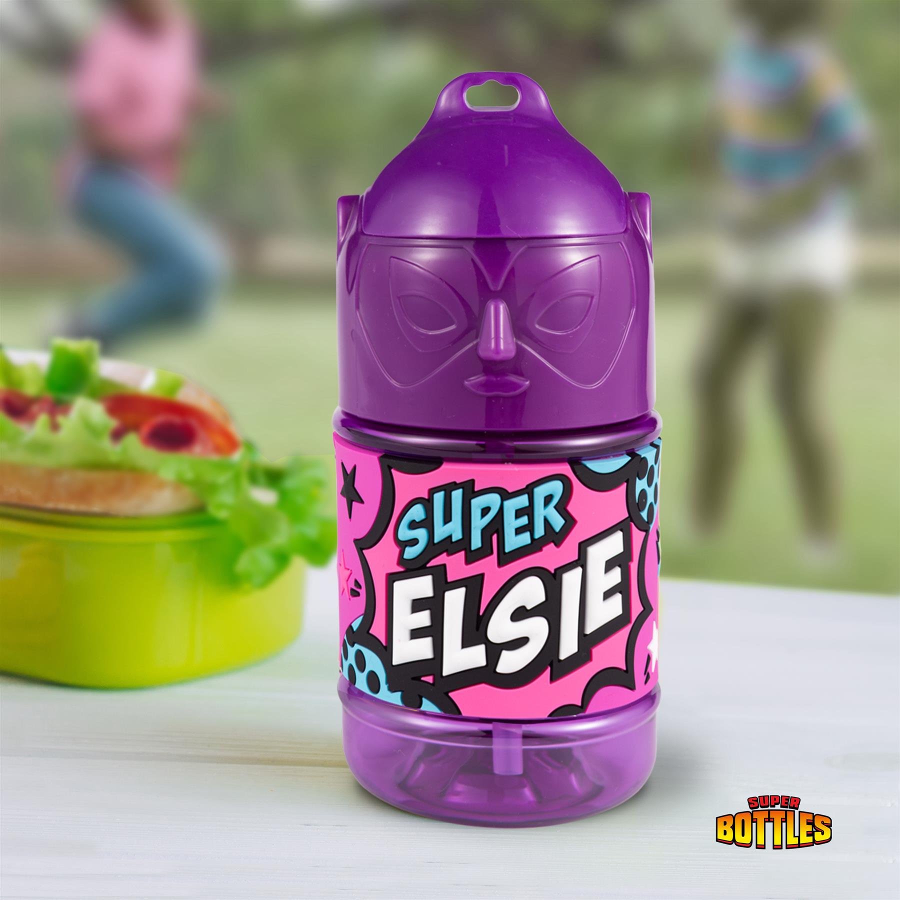 History and Heraldry Personalised Super Drinks Bottle Kids Gift Name From E To G