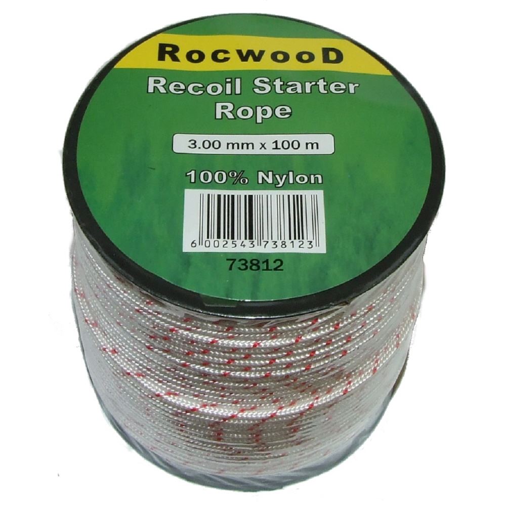3mm x 100 Metres Starter, Recoil Pull Cord, Rope eBay