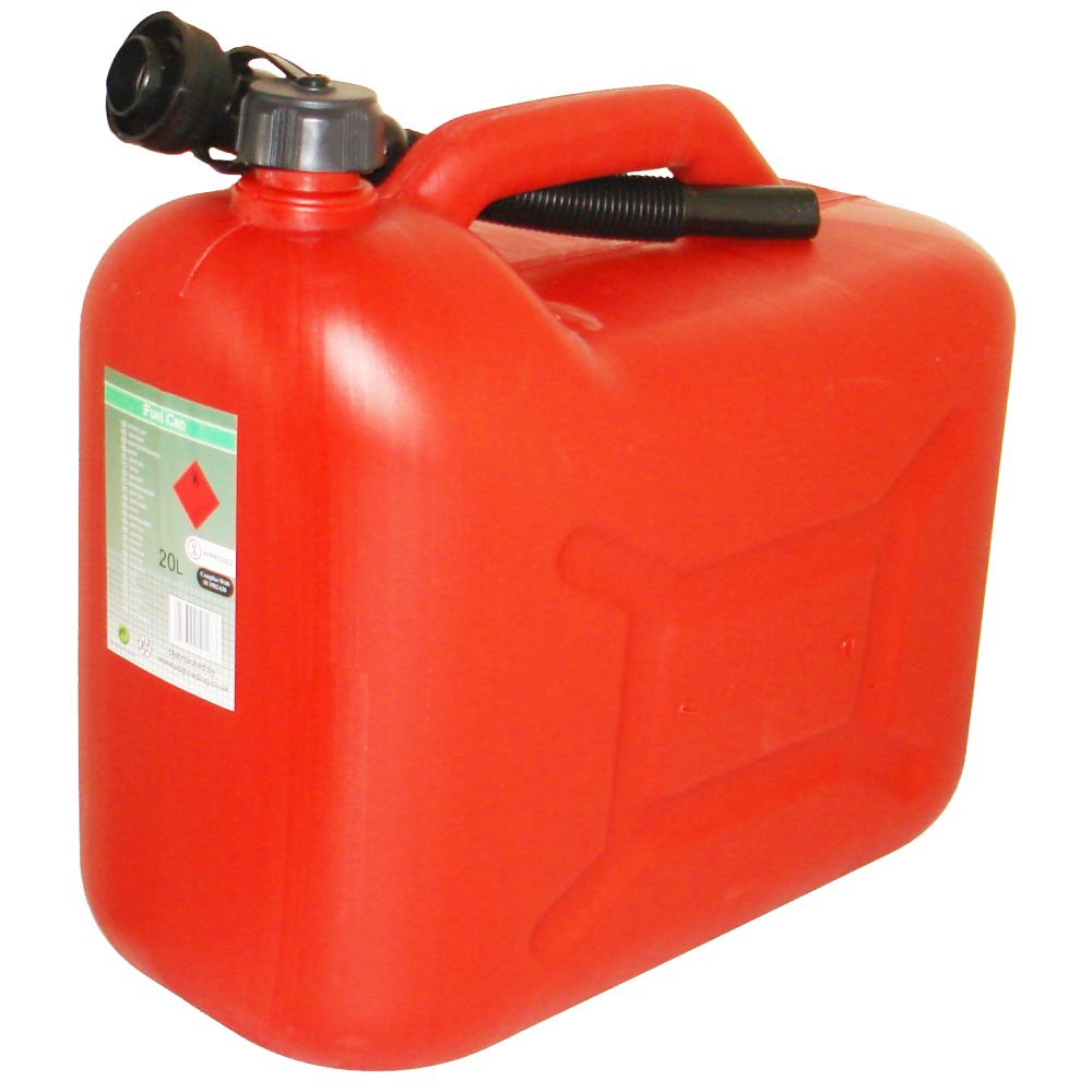 20 L Litre Red Plastic Diesel Fuel Can Cannister eBay