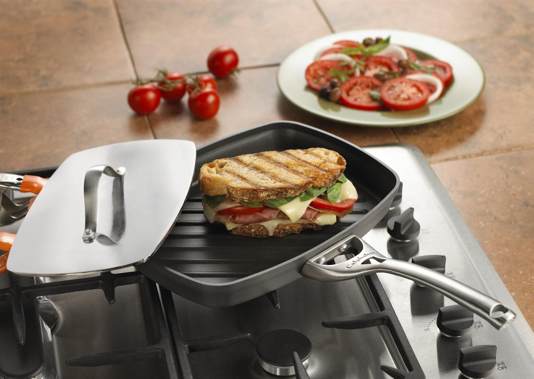 Calphalon Contemporary HardAnodized Nonstick Panini Pan & Press