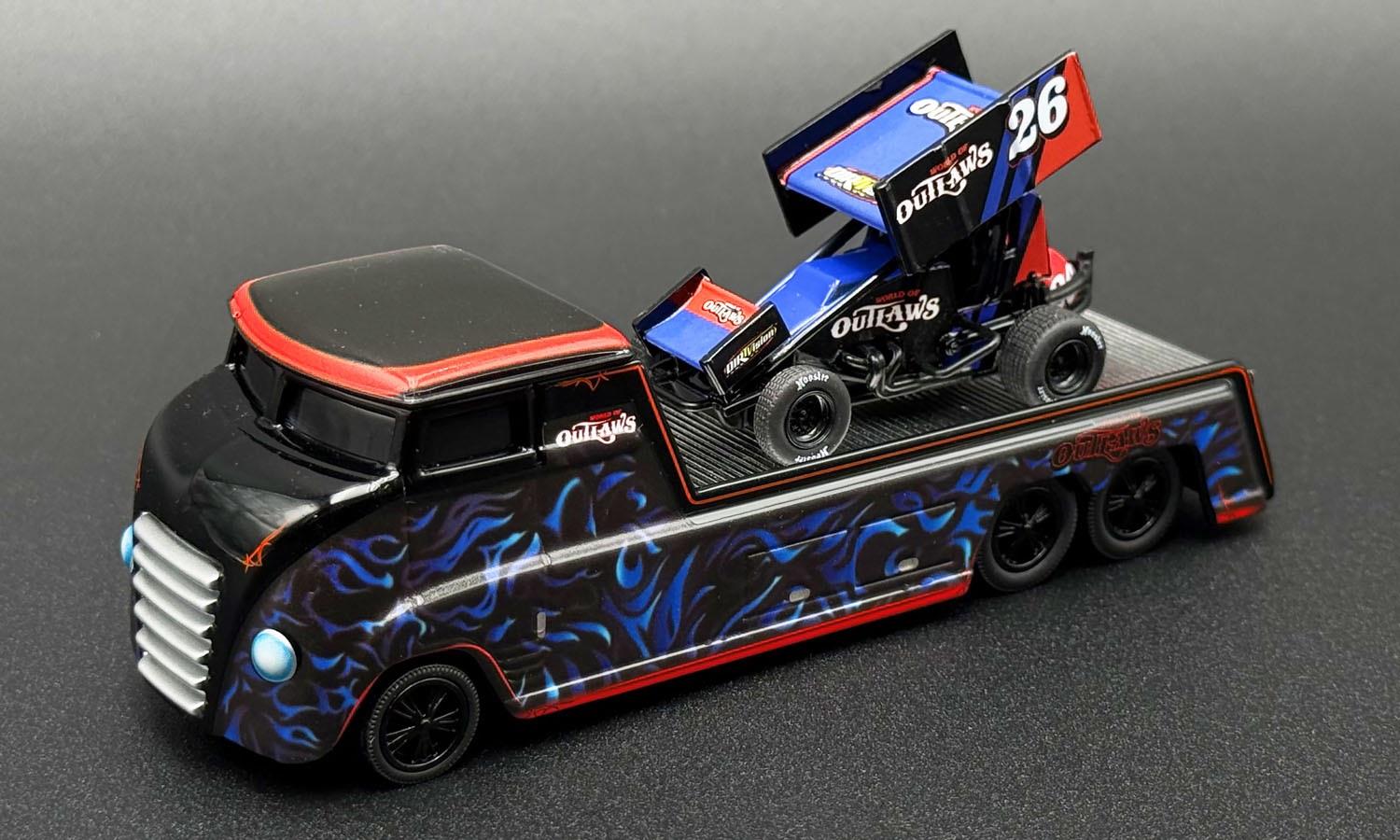 New Acme 1:64 Scale 2026 World of Outlaws Custom Hauler and Sprint