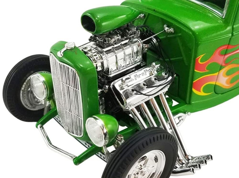 New Acme 1:18 Scale Rat Fink Blown 1932 Ford Three Window Hot Rod