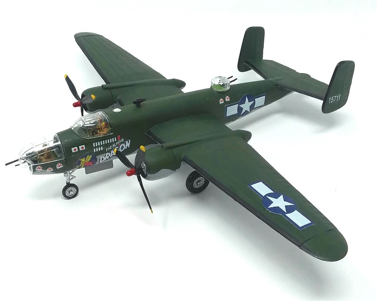 New Atlantis 164 B25 Mitchell Bomber Flying Dragon Plastic Model Airplane Kit eBay